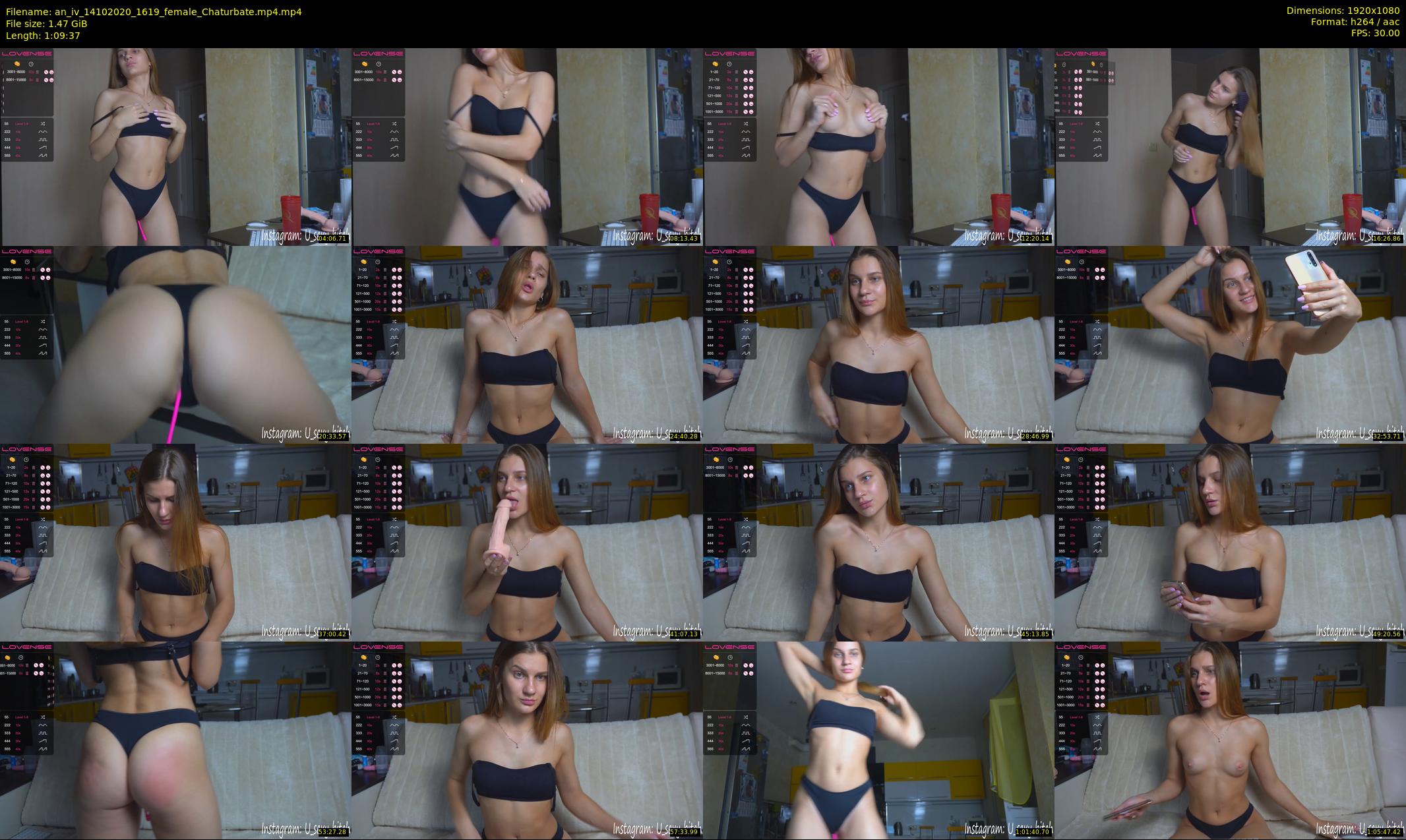 an_iv — 70 minute Chaturbate female cam show recording, 1080p, Oct 14, 2020