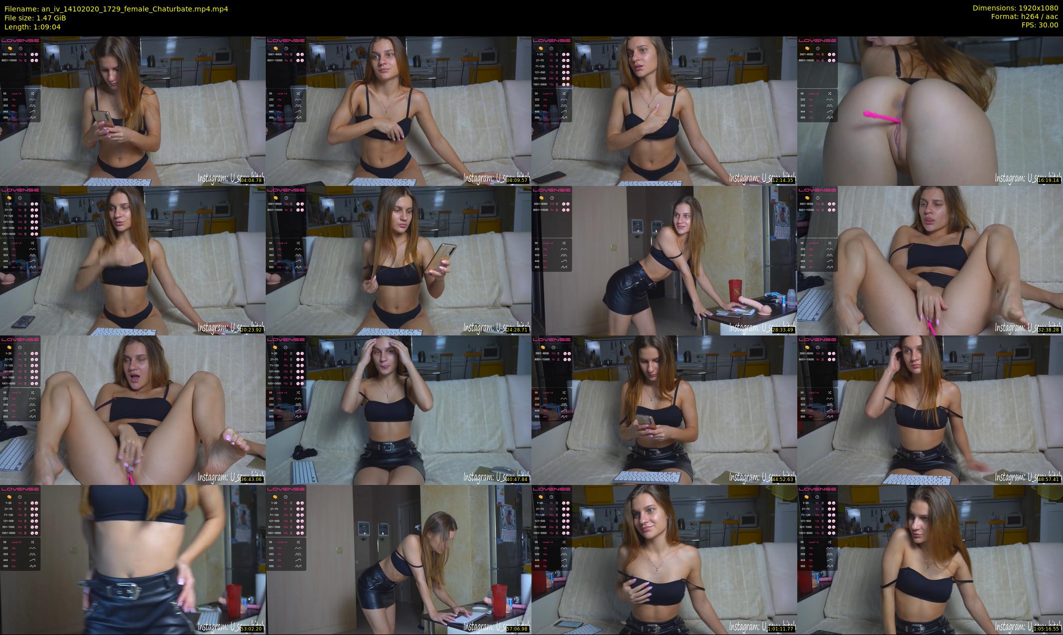 an_iv — 70 minute Chaturbate female cam show recording, 1080p, Oct 14, 2020
