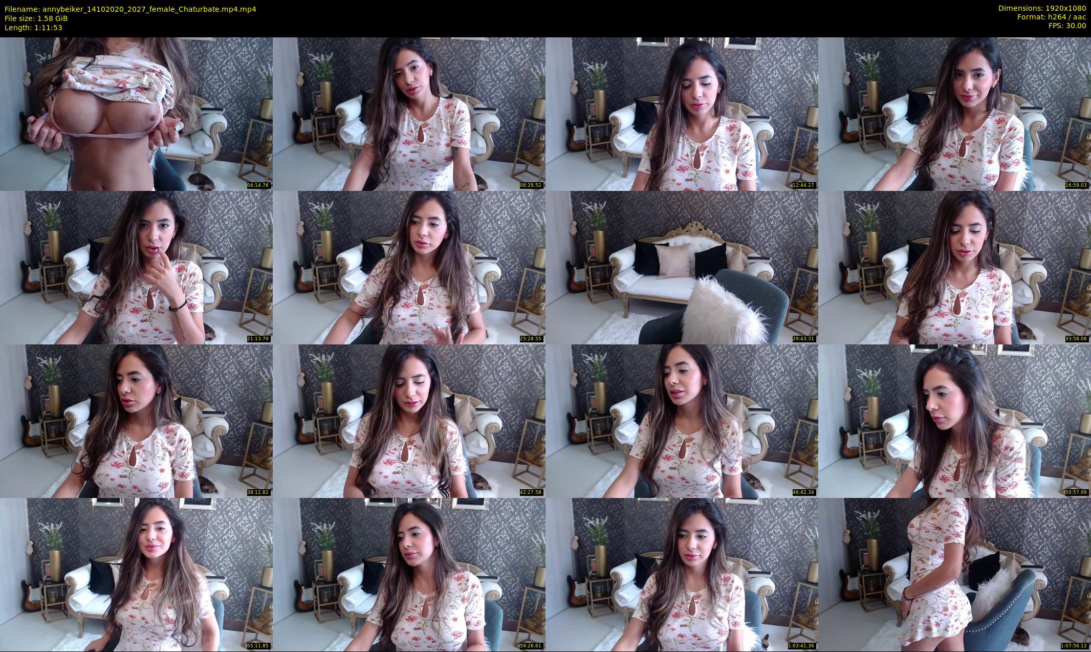 annybeiker — 72 minute Chaturbate female cam show recording, 1080p, Oct 14, 2020