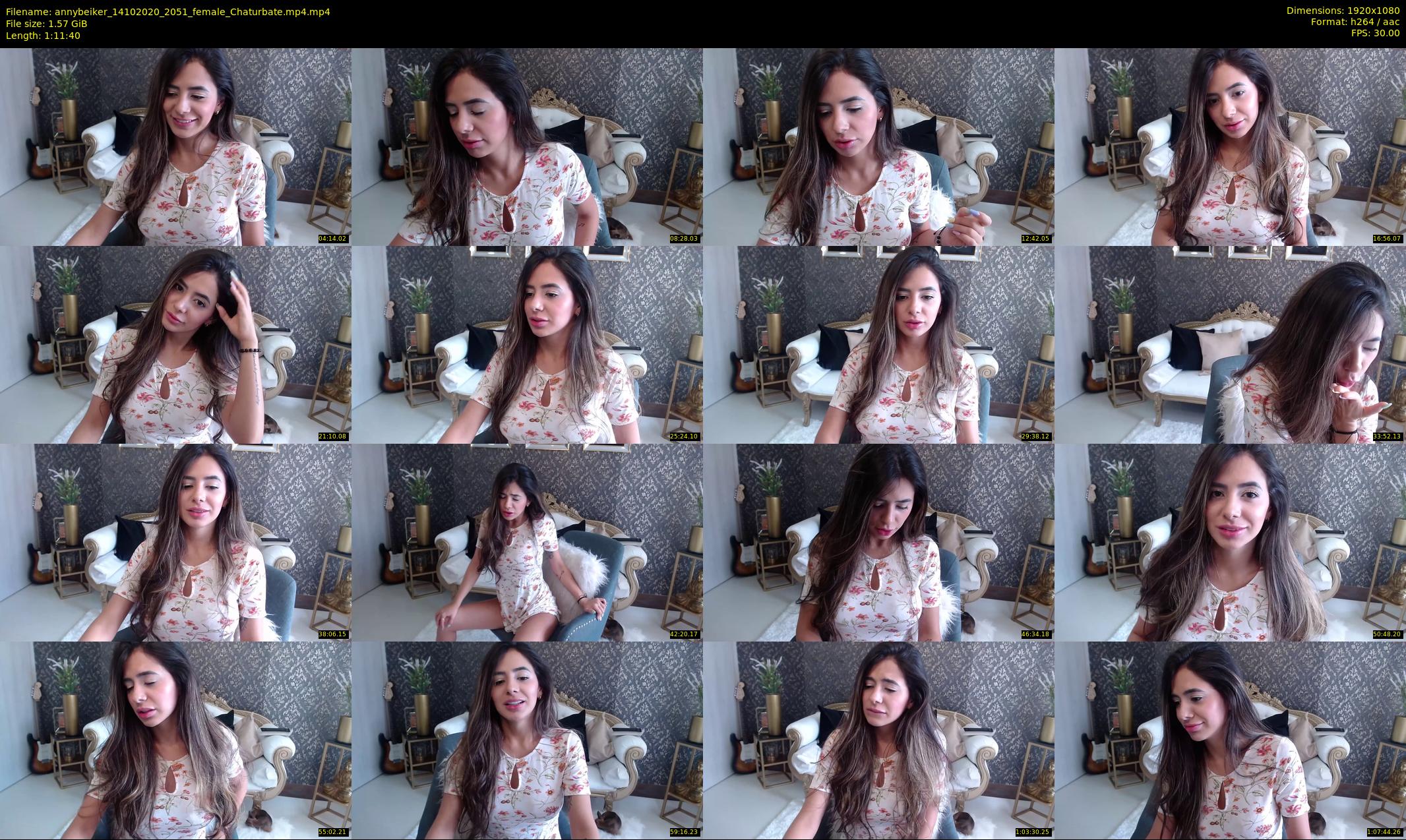 annybeiker — 72 minute Chaturbate female cam show recording, 1080p, Oct 14, 2020