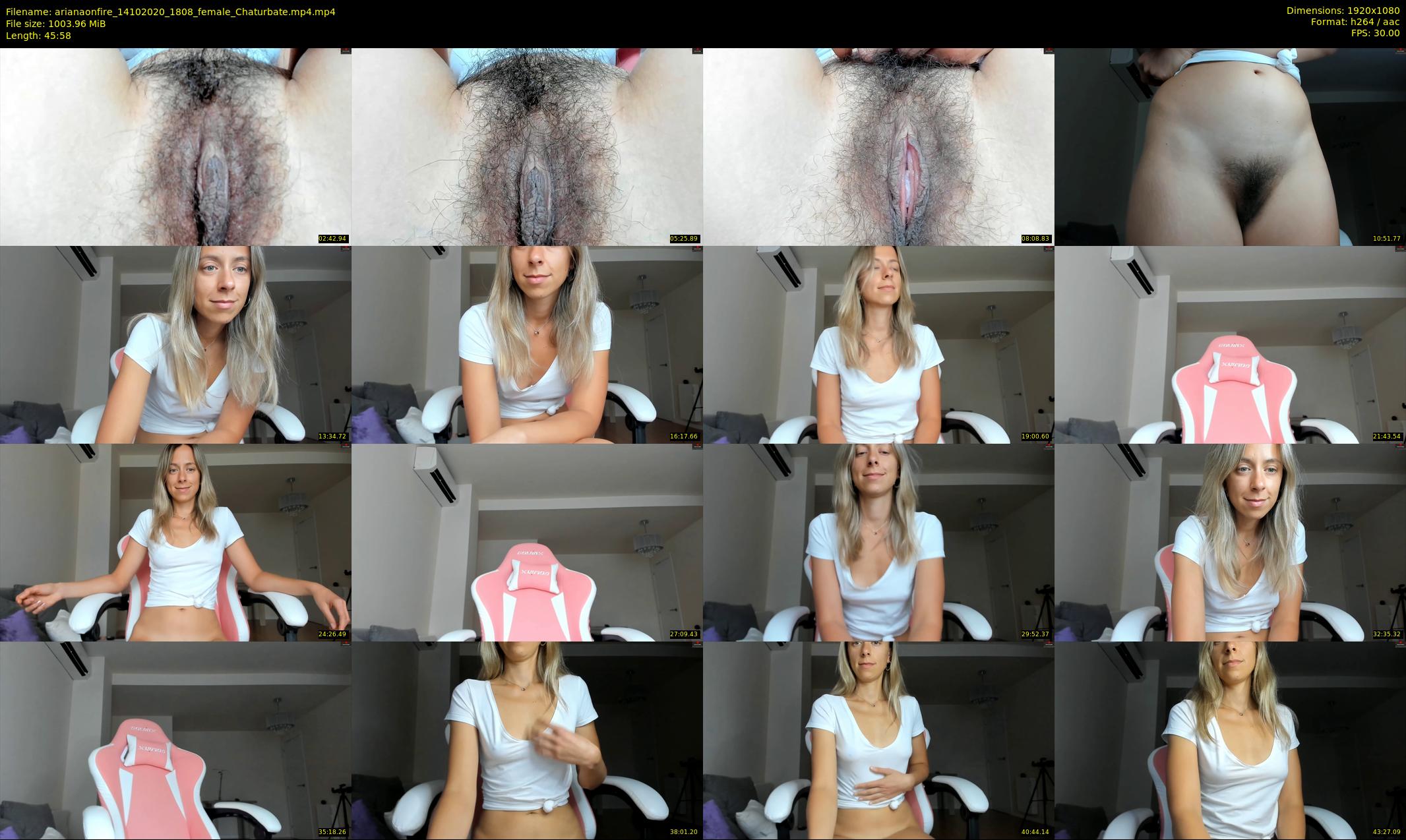 arianaonfire — 46 minute Chaturbate couple cam show recording, 1080p, Oct 14, 2020