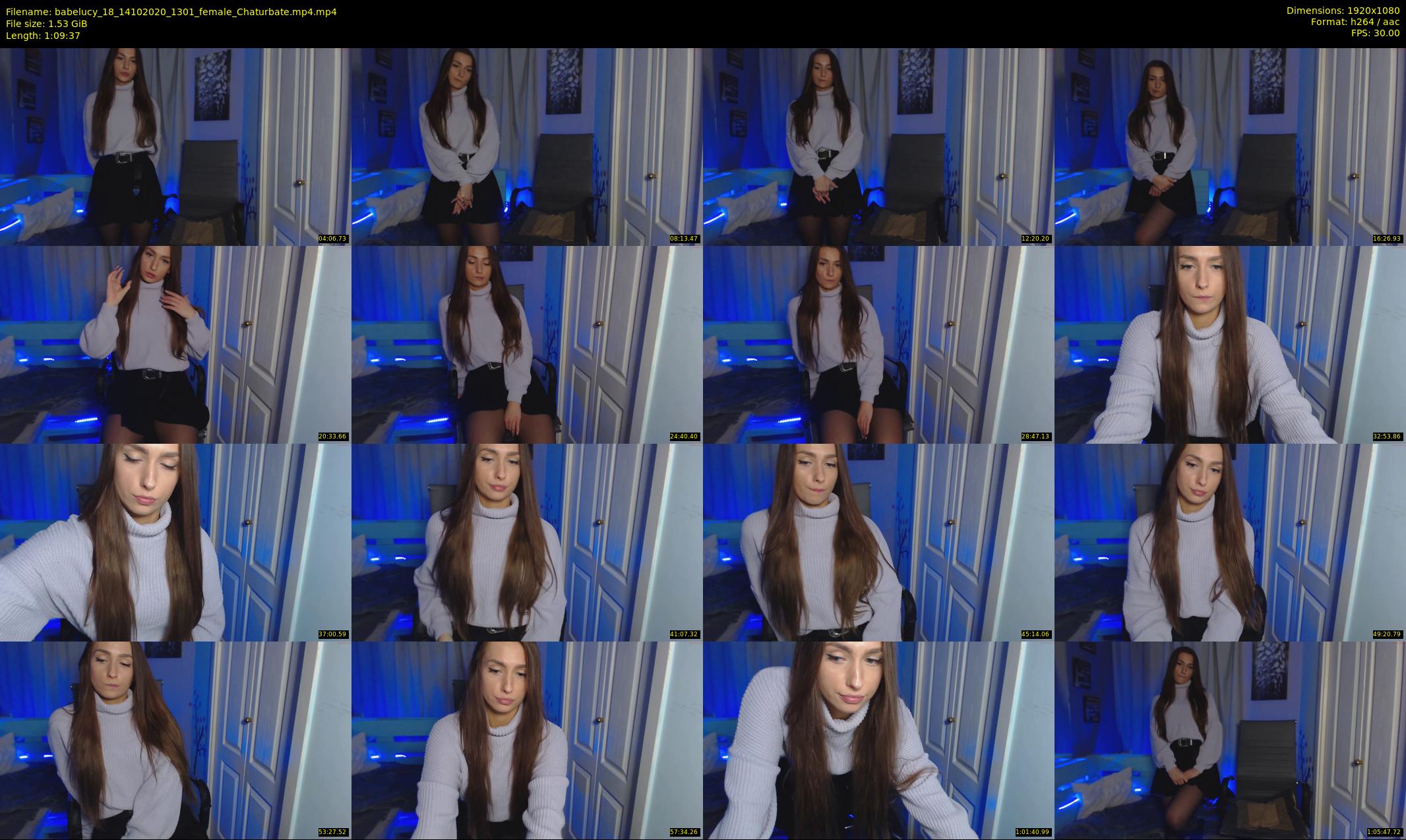 babelucy_18 — 70 minute Chaturbate female cam show recording, 1080p, Oct 14, 2020