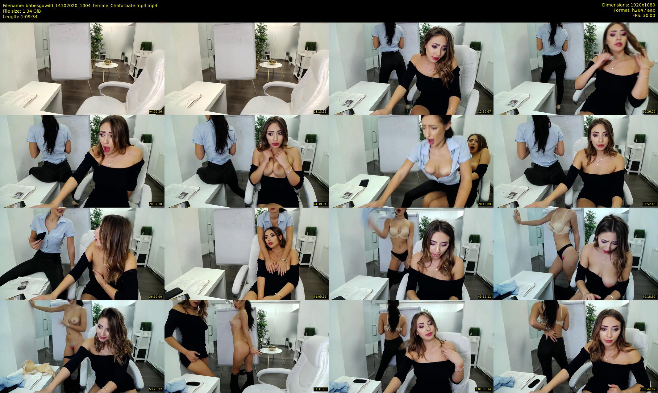 babesgowild — 70 minute Chaturbate couple cam show recording, 1080p, Oct 14, 2020