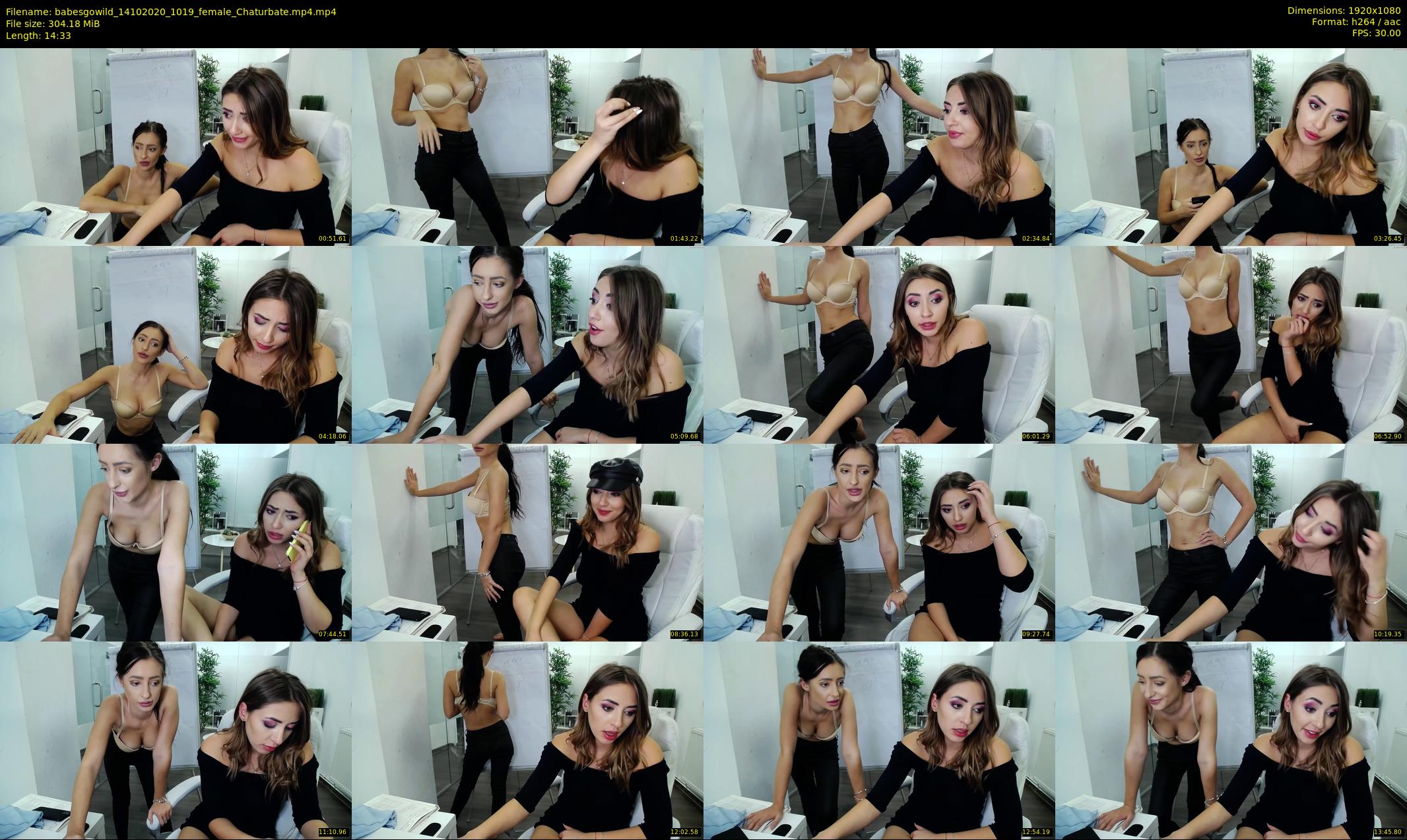 babesgowild — 15 minute Chaturbate couple cam show recording, 1080p, Oct 14, 2020