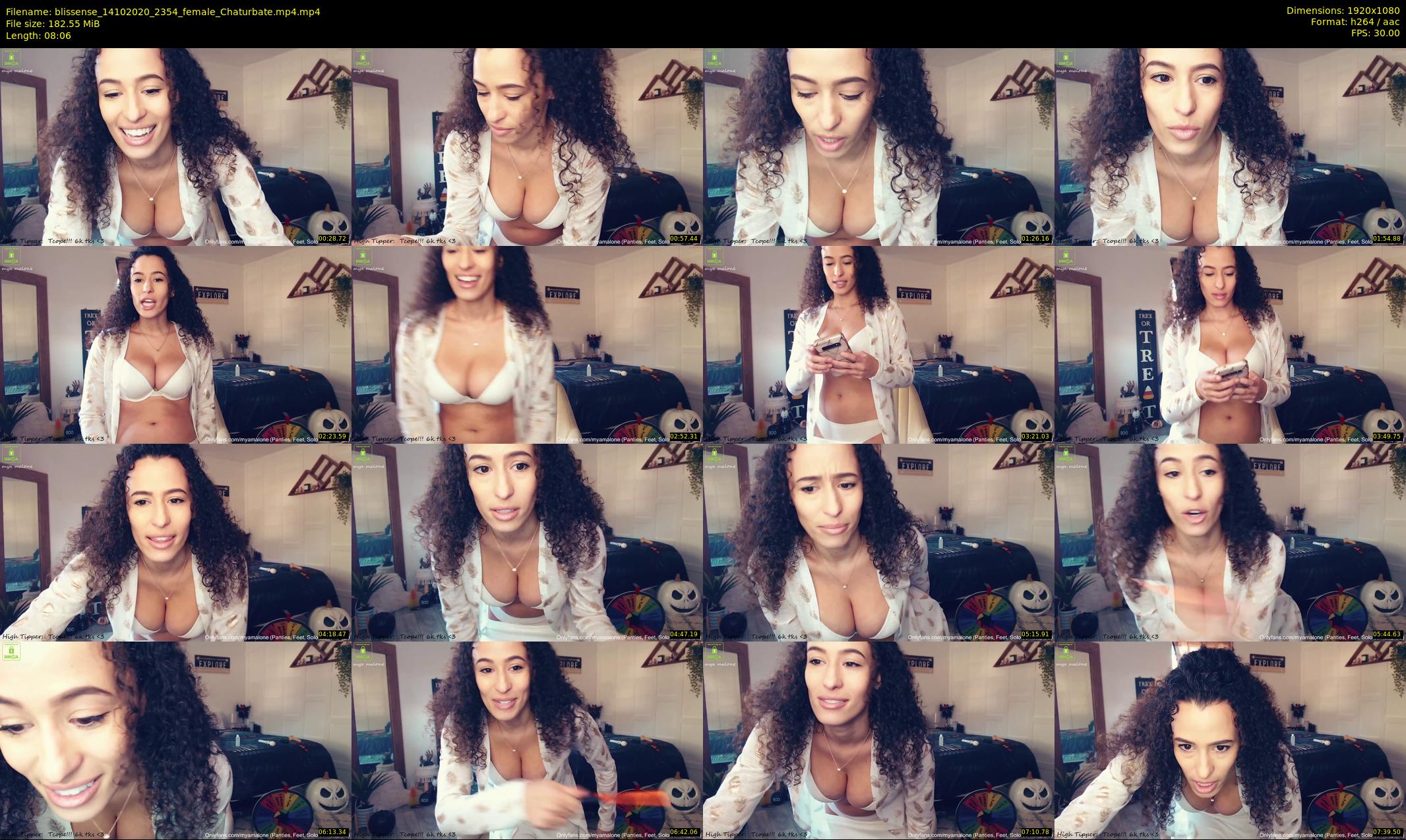 blissense — 9 minute Chaturbate female cam show recording, 1080p, Oct 14, 2020