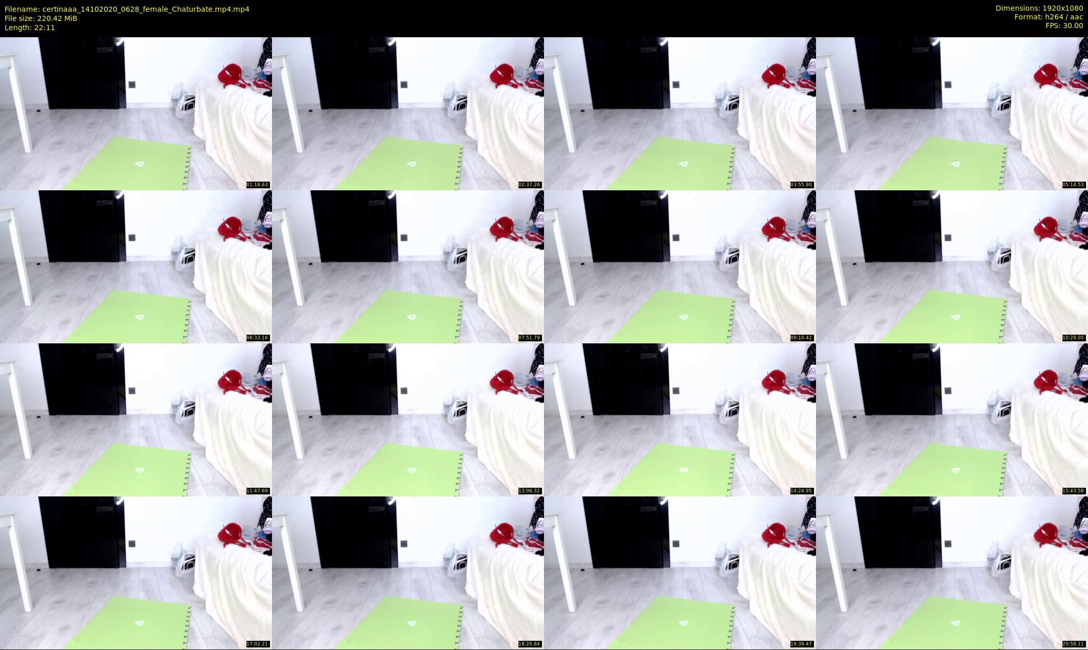 certinaaa — 23 minute Chaturbate female cam show recording, 1080p, Oct 14, 2020