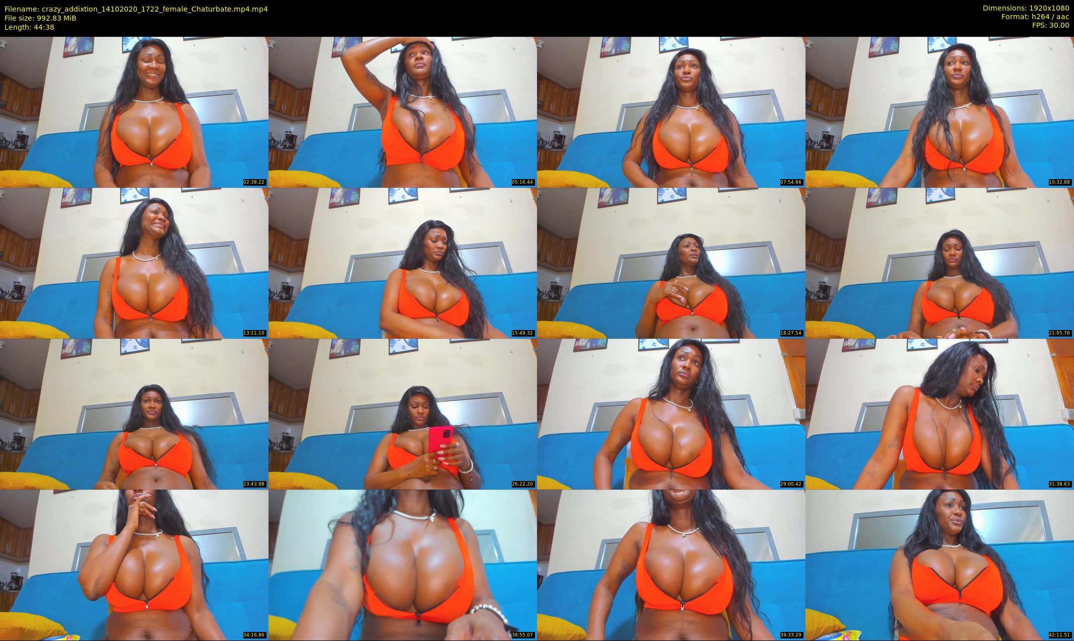 crazy_addixtion — 45 minute Chaturbate female cam show recording, 1080p, Oct 14, 2020