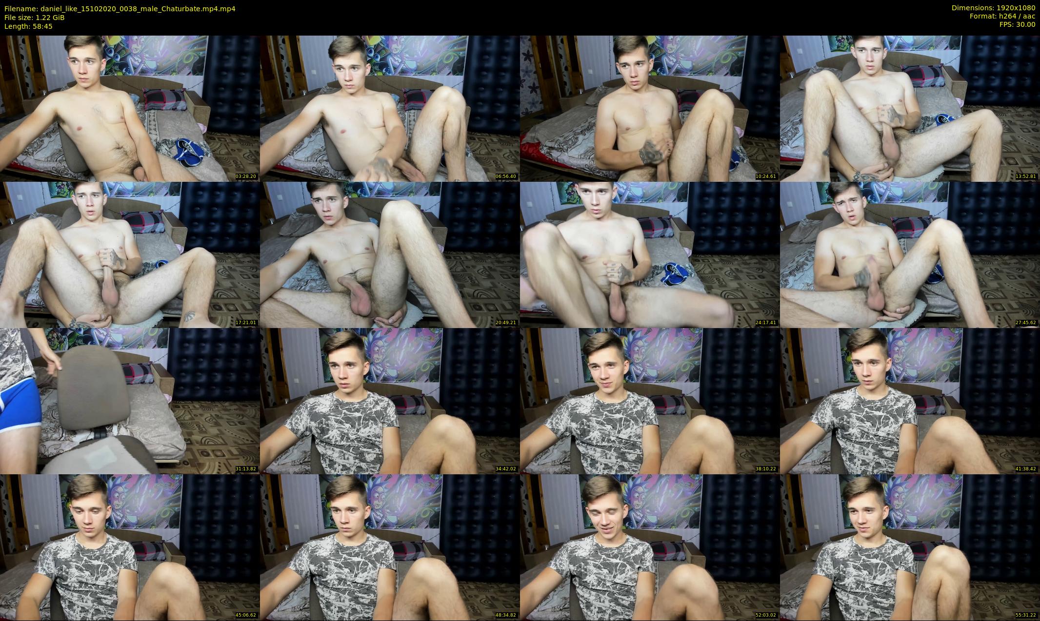 daniel_like — 59 minute Chaturbate male cam show recording, 1080p, Oct 15, 2020