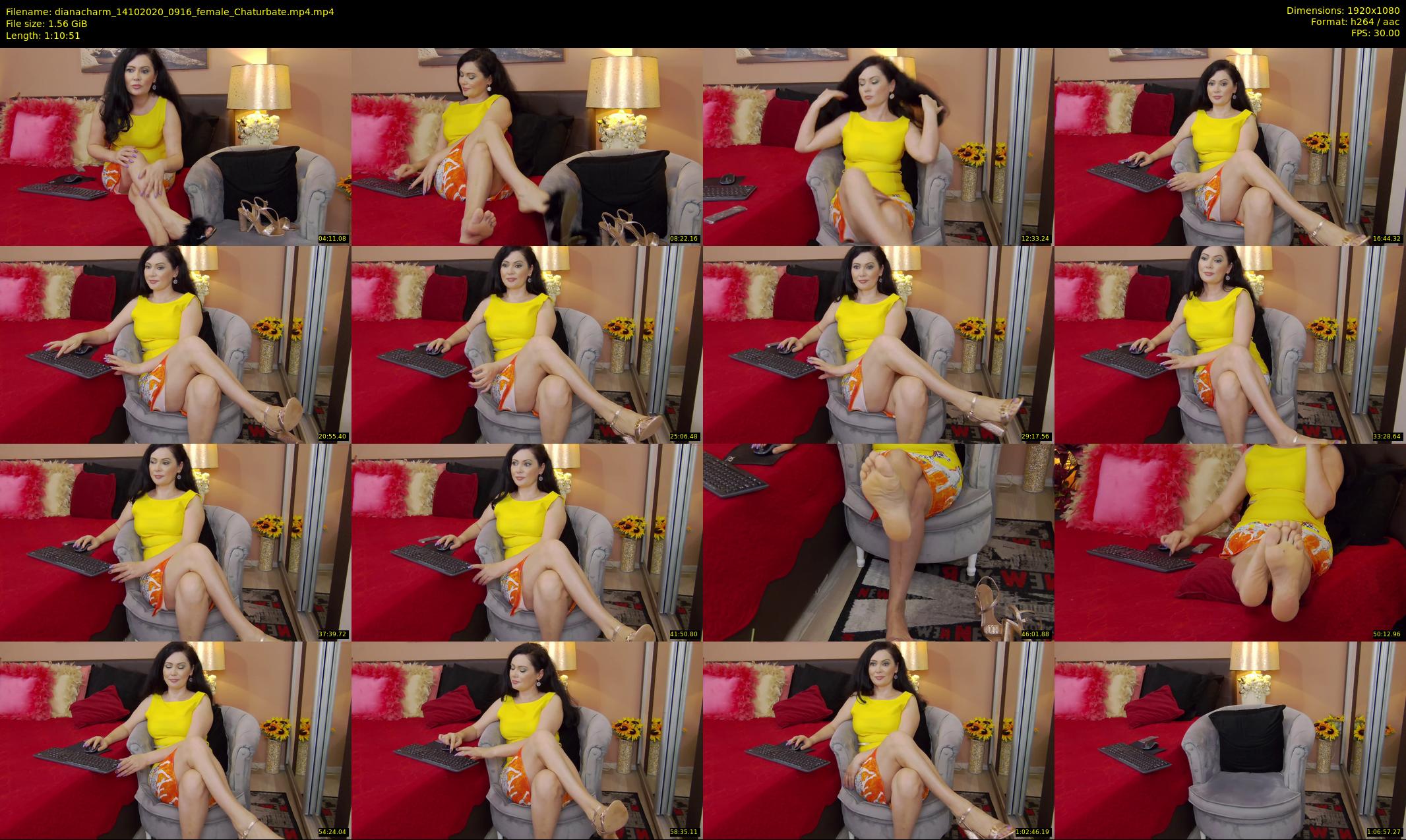 dianacharm — 71 minute Chaturbate female cam show recording, 1080p, Oct 14, 2020