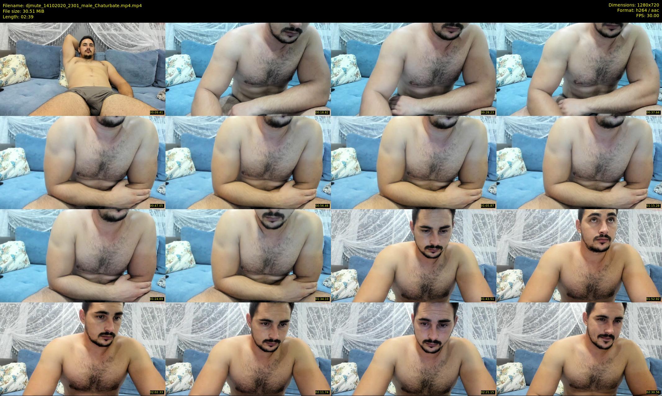 djmute — 3 minute Chaturbate male cam show recording, 720p, Oct 14, 2020