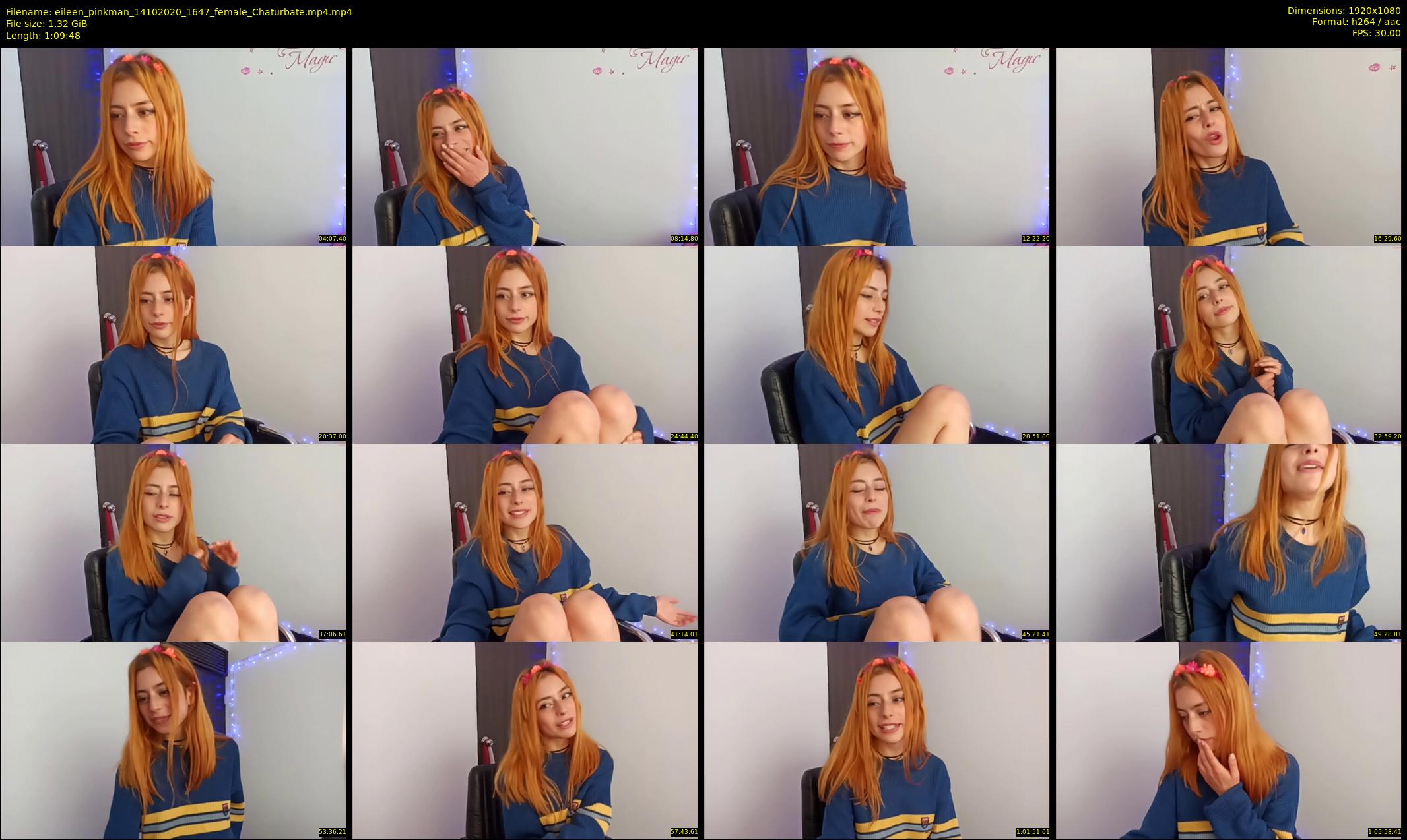 eileen_pinkman — 70 minute Chaturbate female cam show recording, 1080p, Oct 14, 2020
