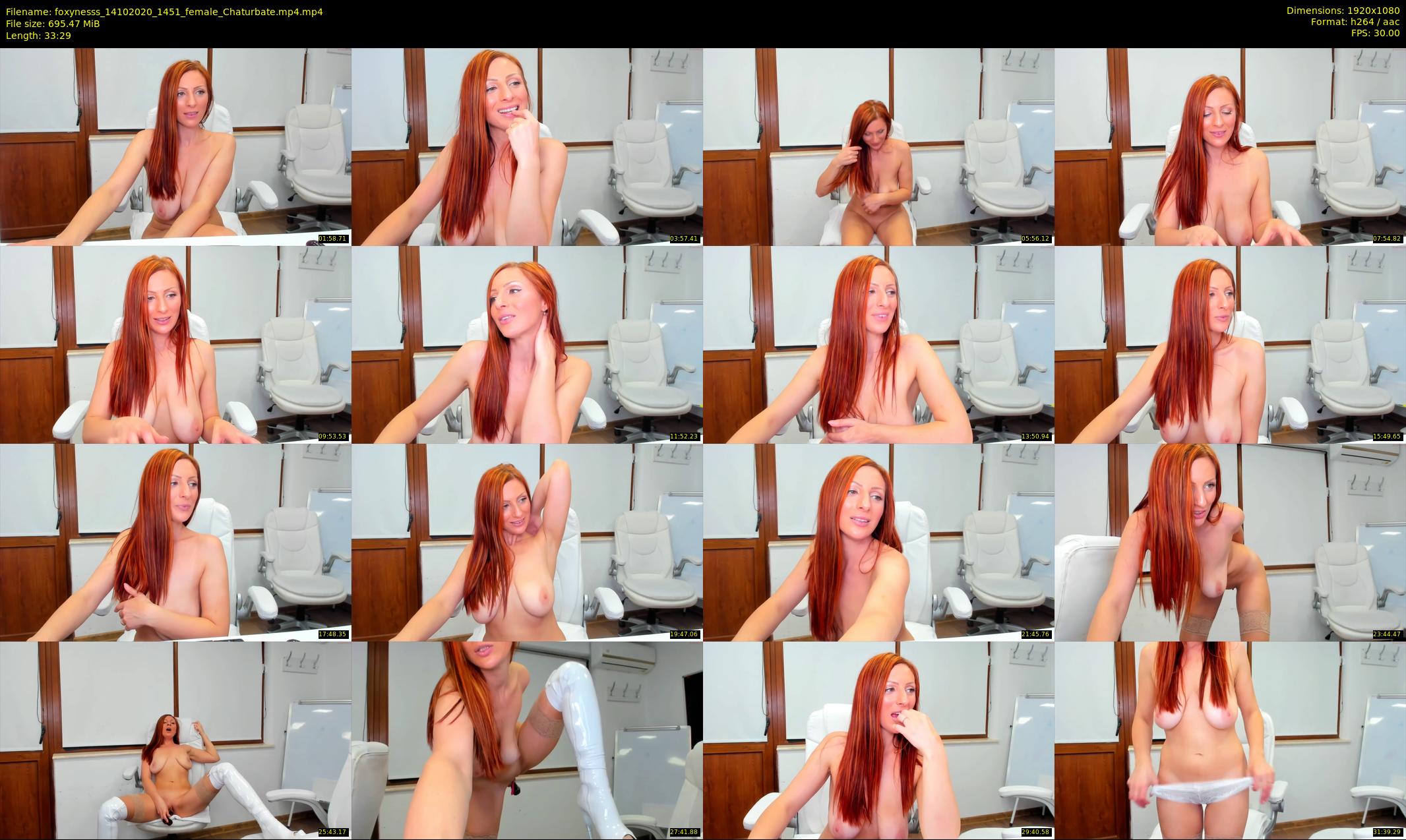 foxynesss — 34 minute Chaturbate female cam show recording, 1080p, Oct 14, 2020