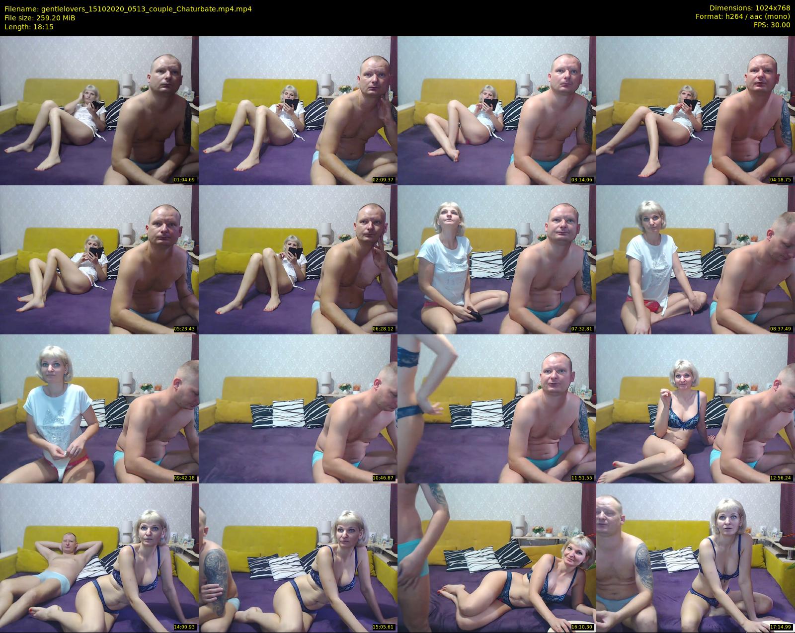 gentlelovers — 19 minute Chaturbate couple cam show recording, 720p, Oct 15, 2020
