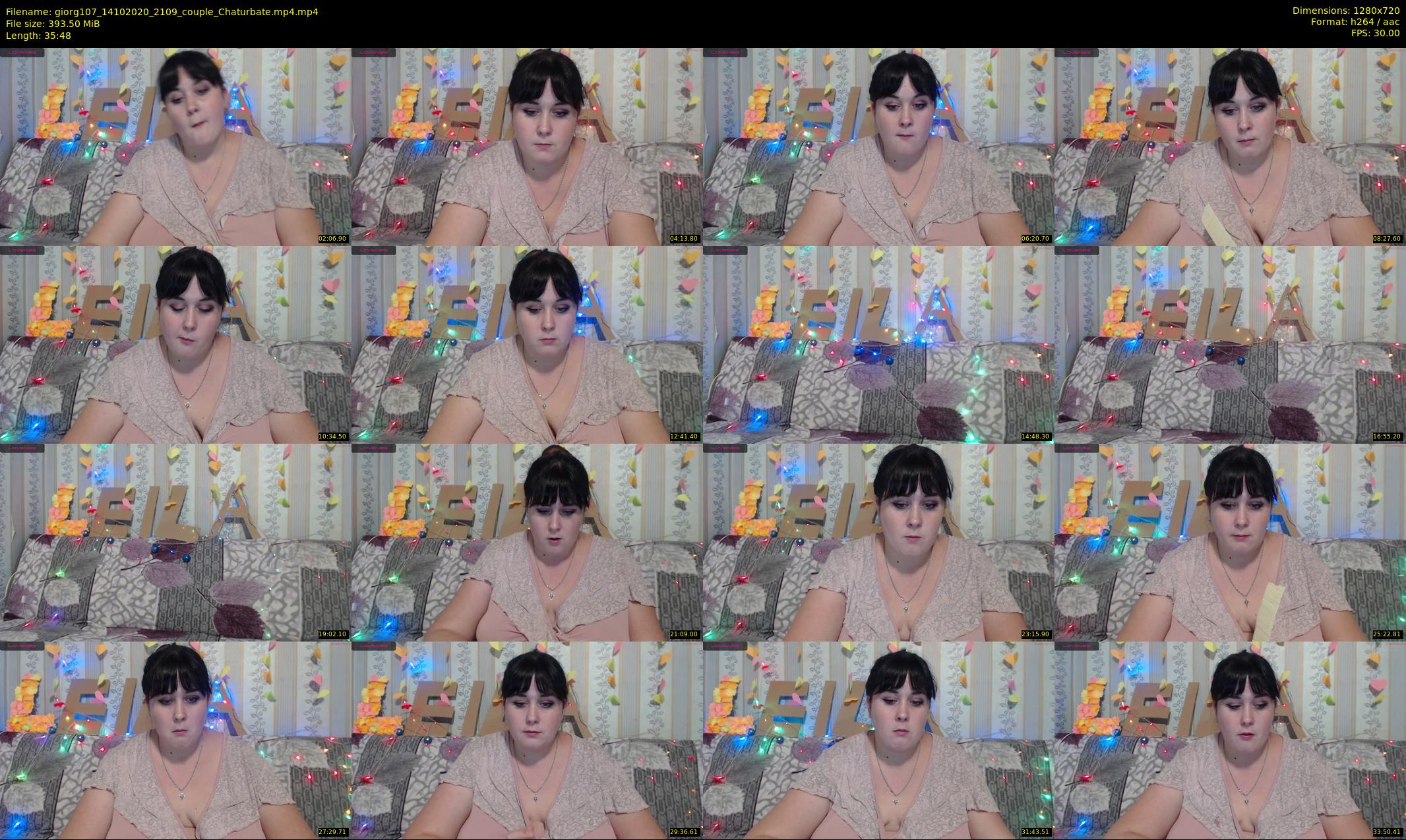 giorg107 — 36 minute Chaturbate couple cam show recording, 720p, Oct 14, 2020