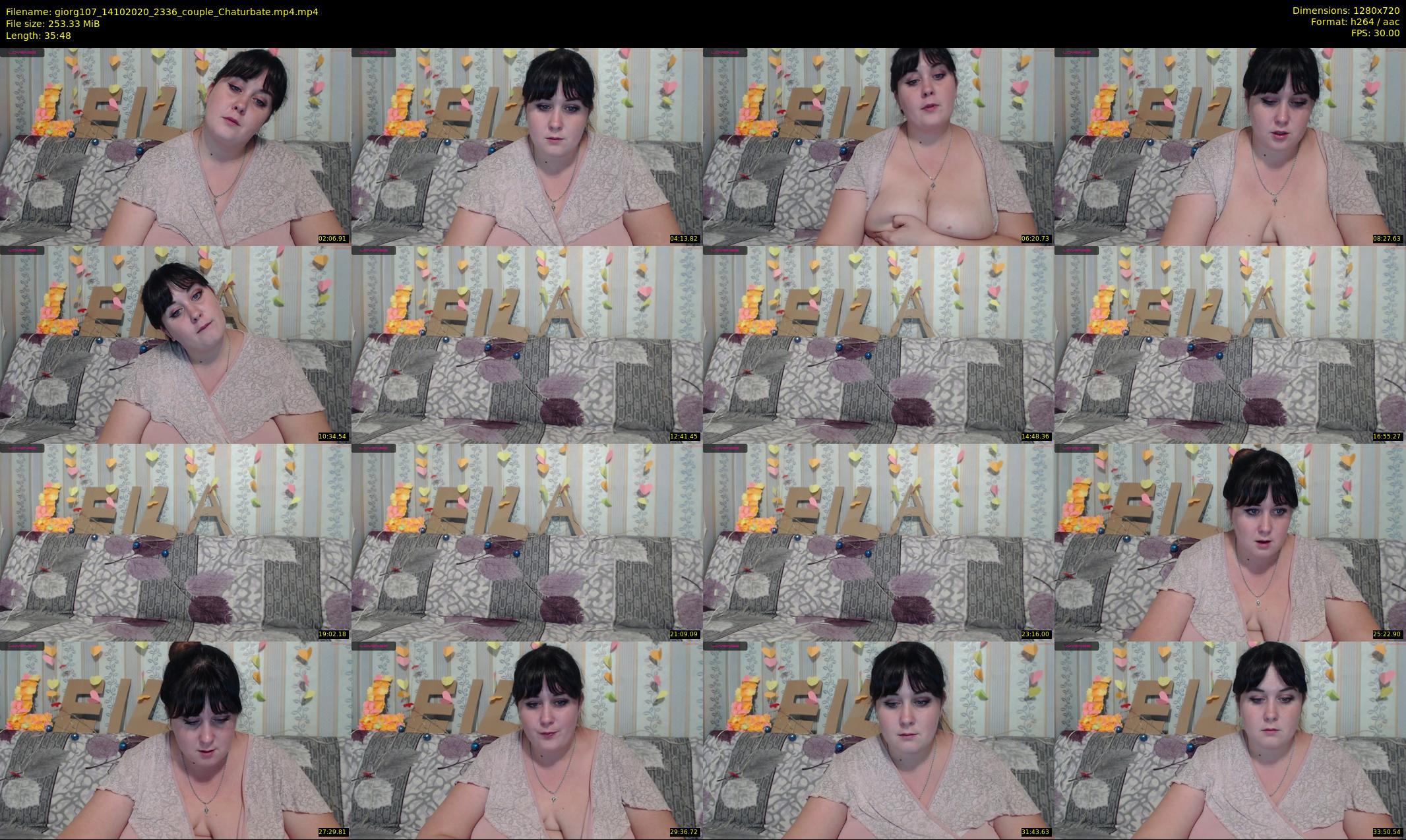 giorg107 — 36 minute Chaturbate couple cam show recording, 720p, Oct 14, 2020