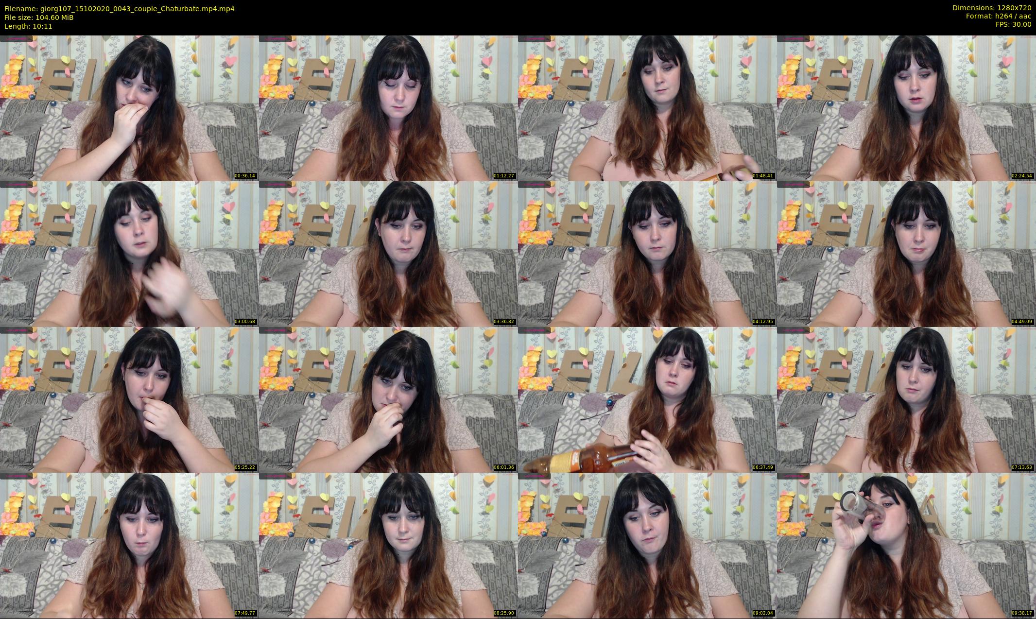 giorg107 — 11 minute Chaturbate couple cam show recording, 720p, Oct 15, 2020