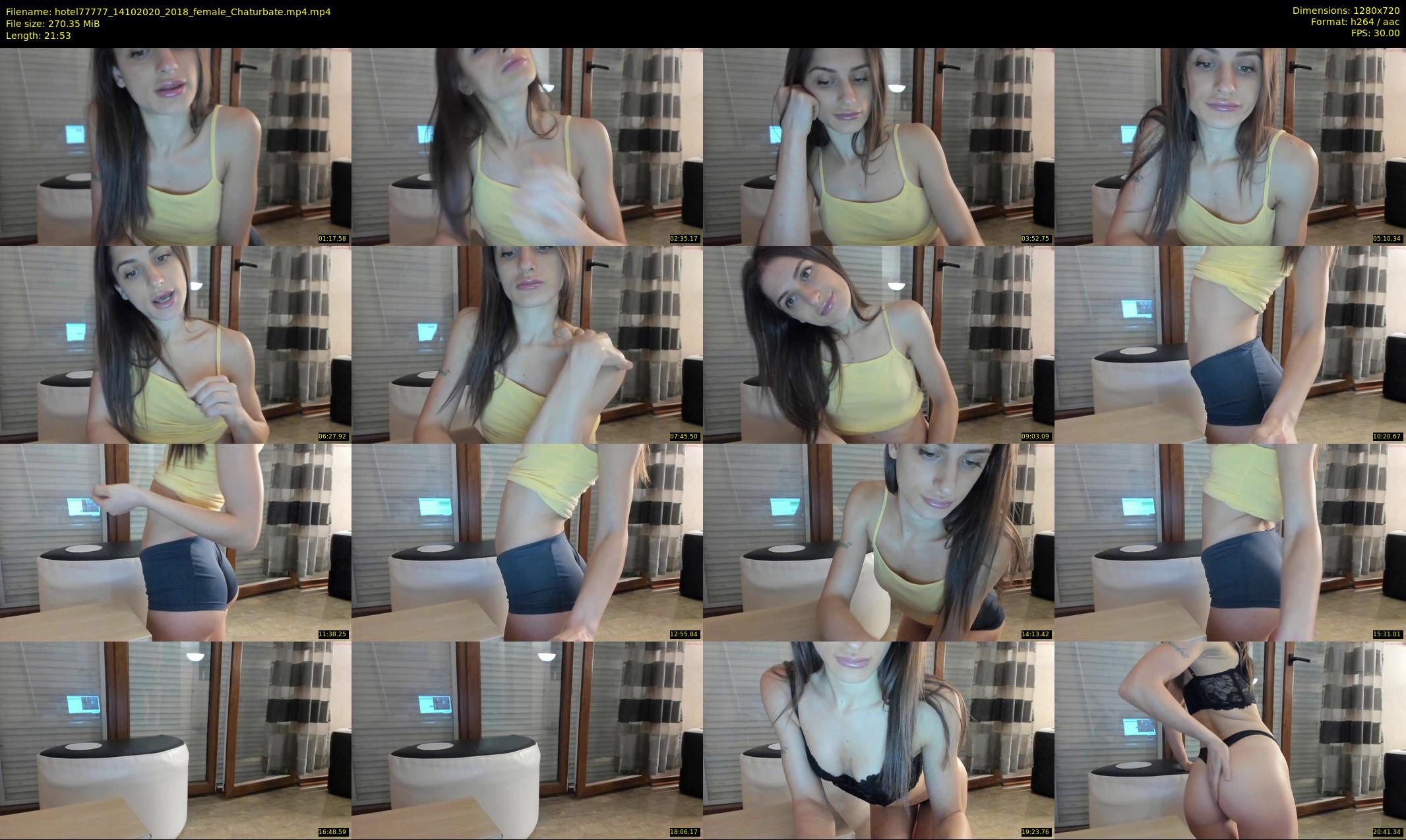hotel77777 — 22 minute Chaturbate female cam show recording, 720p, Oct 14, 2020