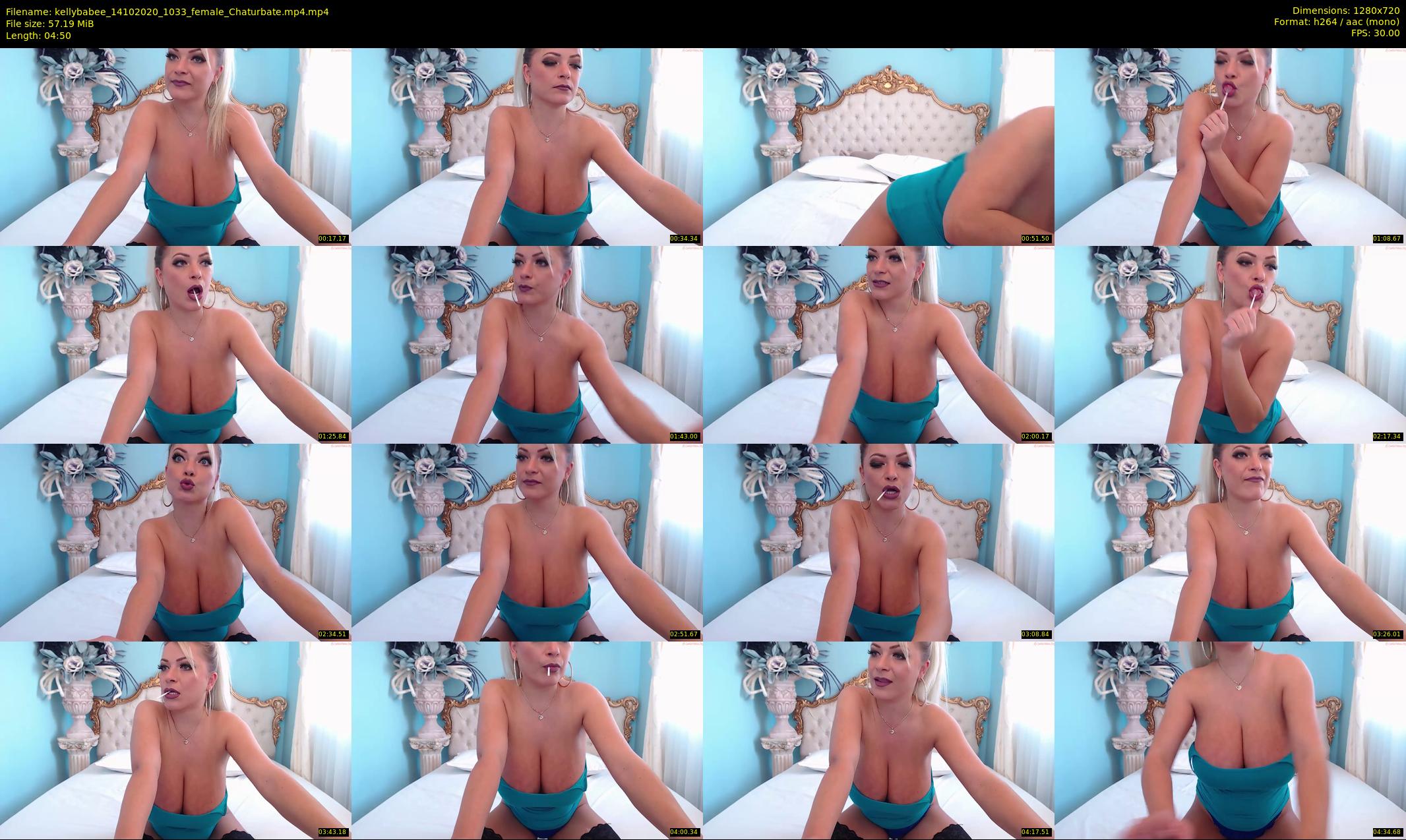 kellybabee — 5 minute Chaturbate female cam show recording, 720p, Oct 14, 2020