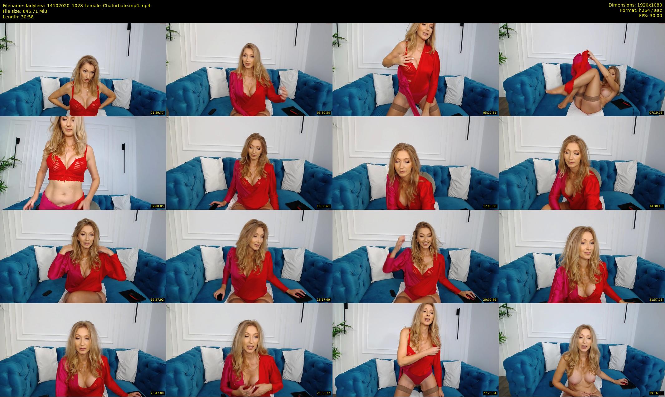 ladyleea — 31 minute Chaturbate female cam show recording, 1080p, Oct 14, 2020