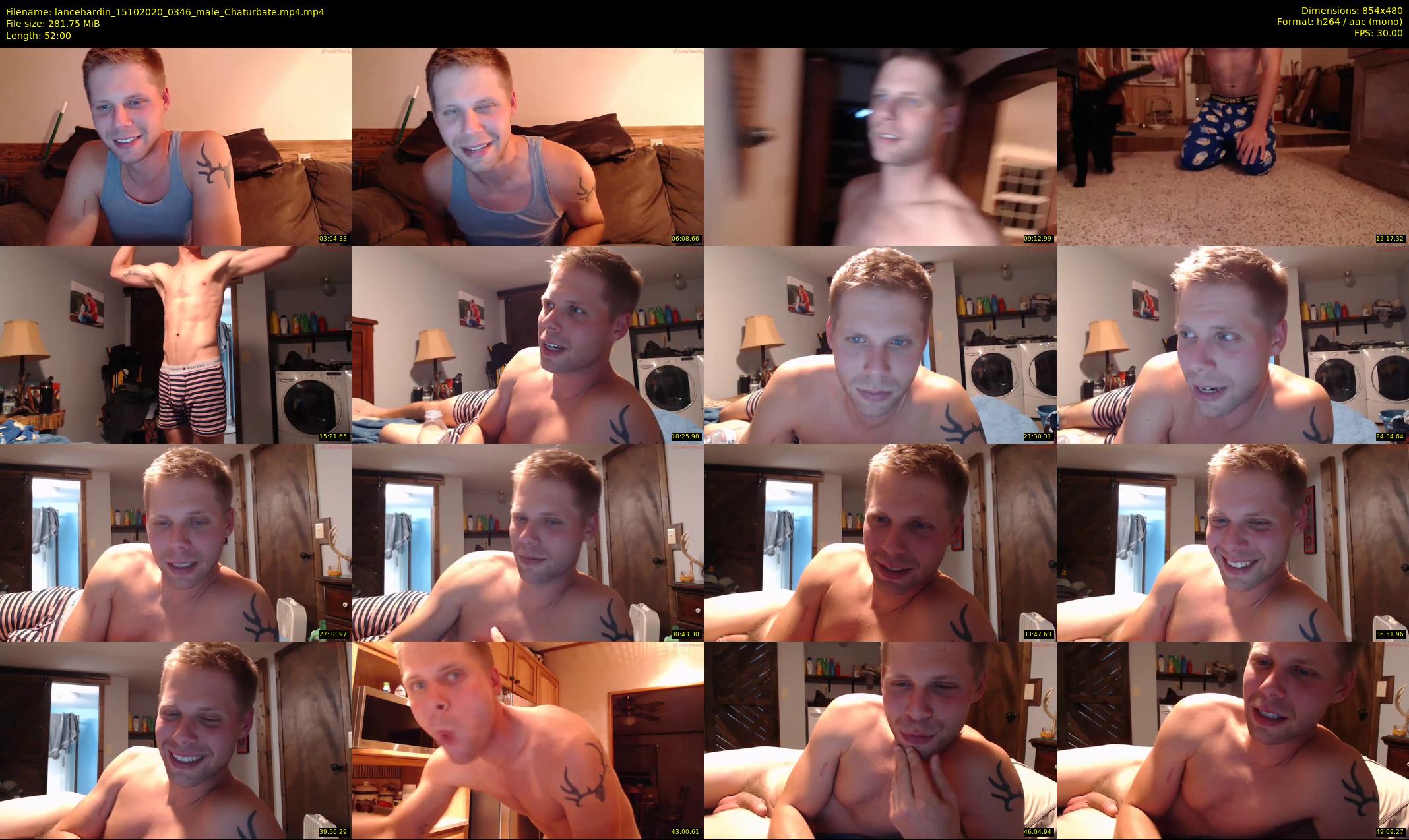 lancehardin — 52 minute Chaturbate male cam show recording, 480p, Oct 15, 2020
