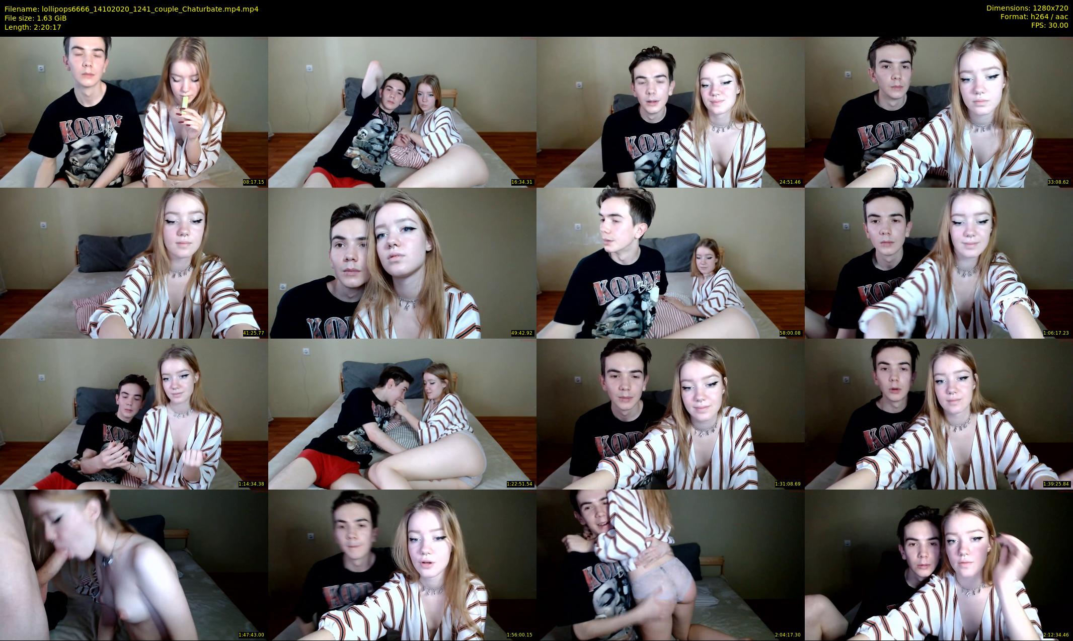 lollipops6666 — 141 minute Chaturbate couple cam show recording, 720p, Oct 14, 2020