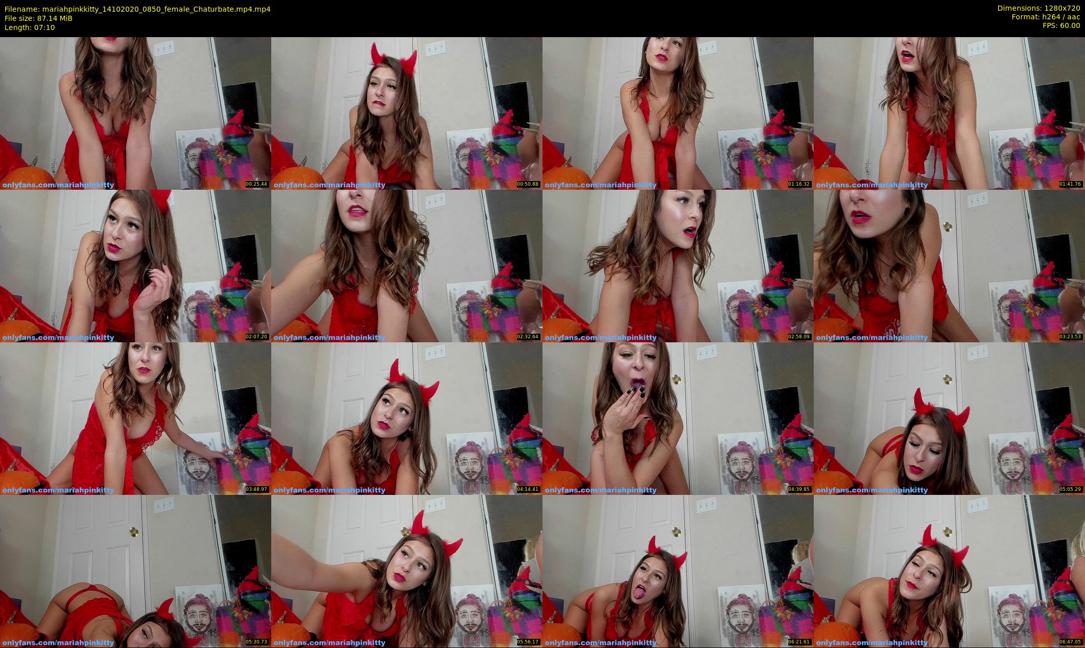 mariahpinkkitty — 8 minute Chaturbate female cam show recording, 720p, Oct 14, 2020
