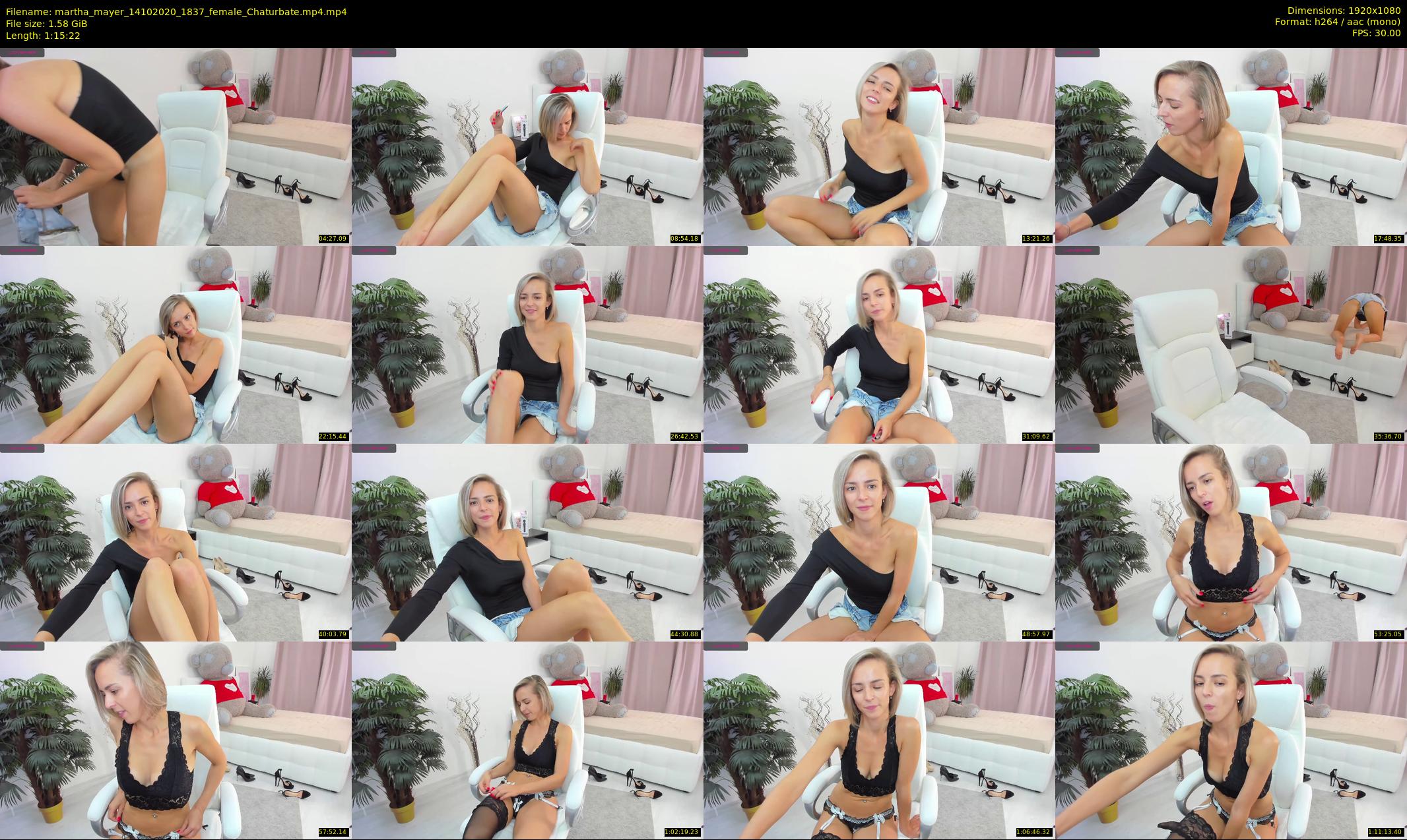 martha_mayer — 76 minute Chaturbate female cam show recording, 1080p, Oct 14, 2020