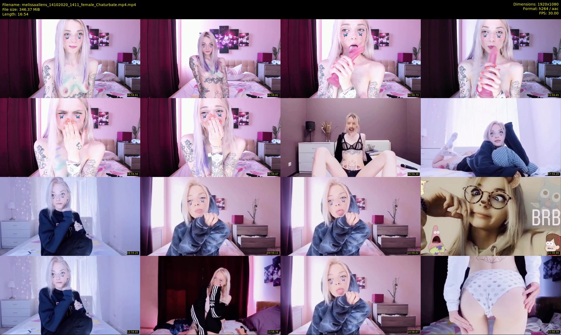 melissaallens — 17 minute Chaturbate female cam show recording, 1080p, Oct 14, 2020