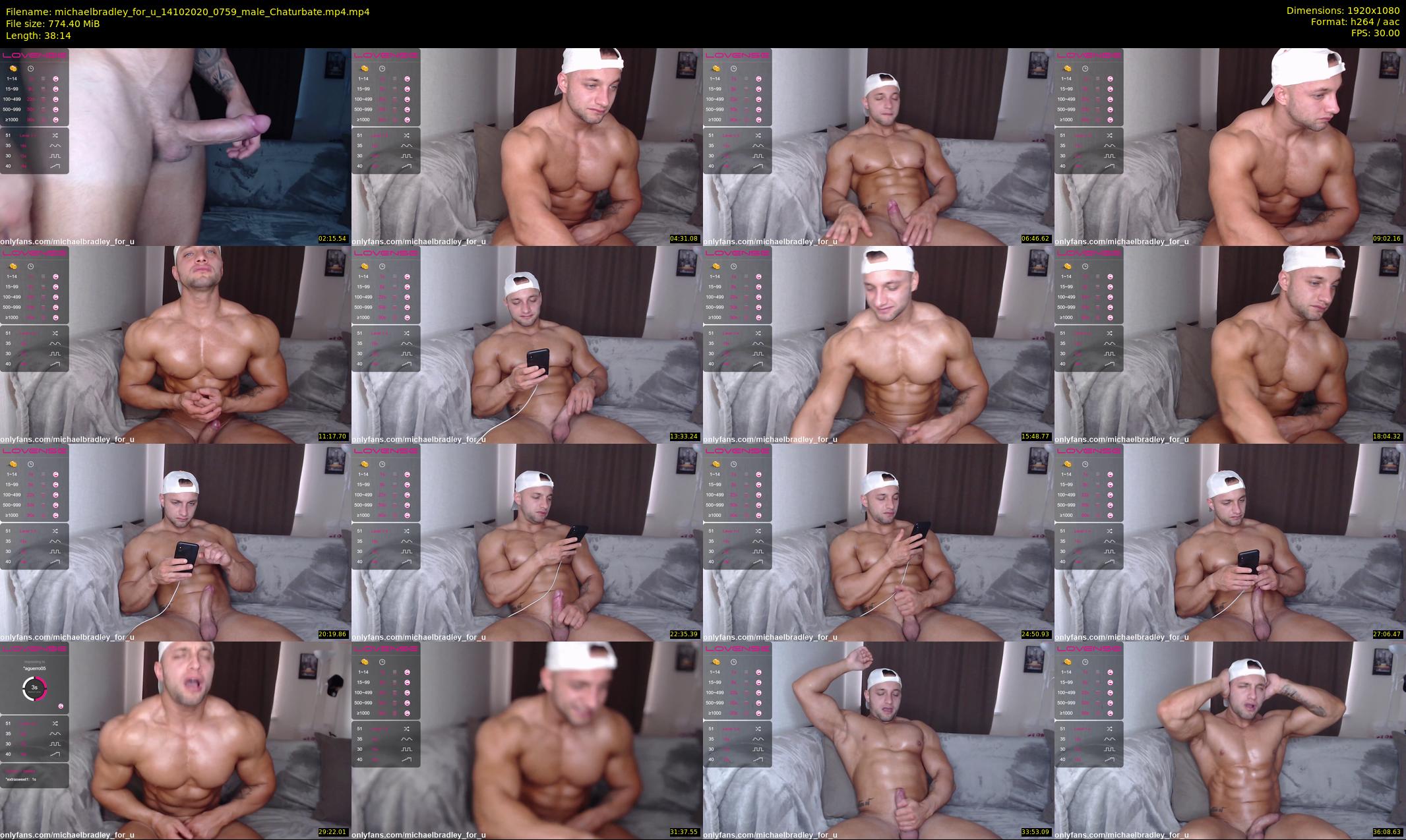 michaelbradley_for_u — 39 minute Chaturbate male cam show recording, 1080p, Oct 14, 2020