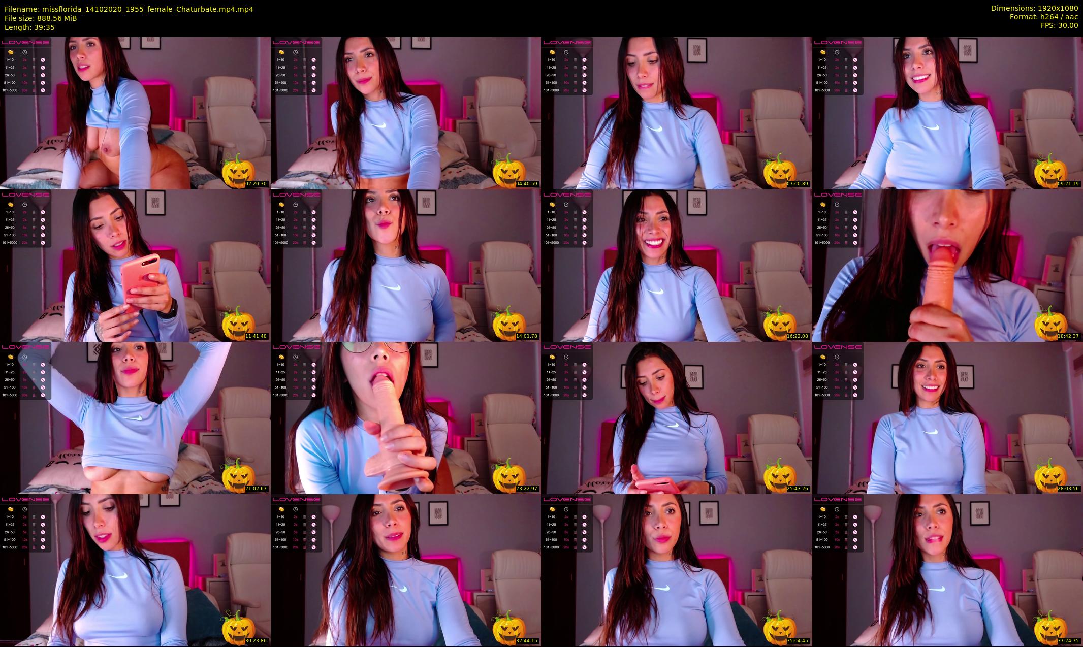 missflorida — 40 minute Chaturbate female cam show recording, 1080p, Oct 14, 2020