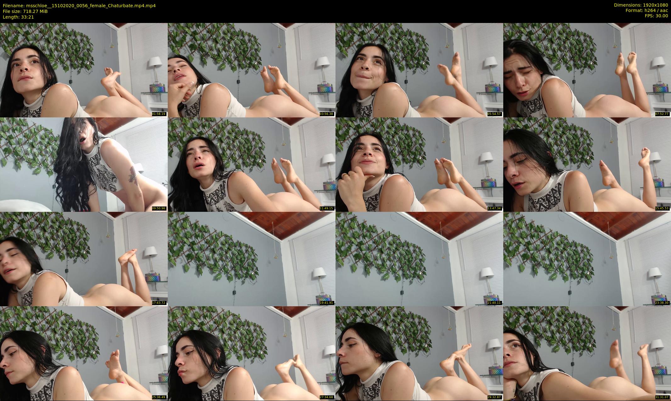 msschloe_ — 34 minute Chaturbate female cam show recording, 1080p, Oct 15, 2020