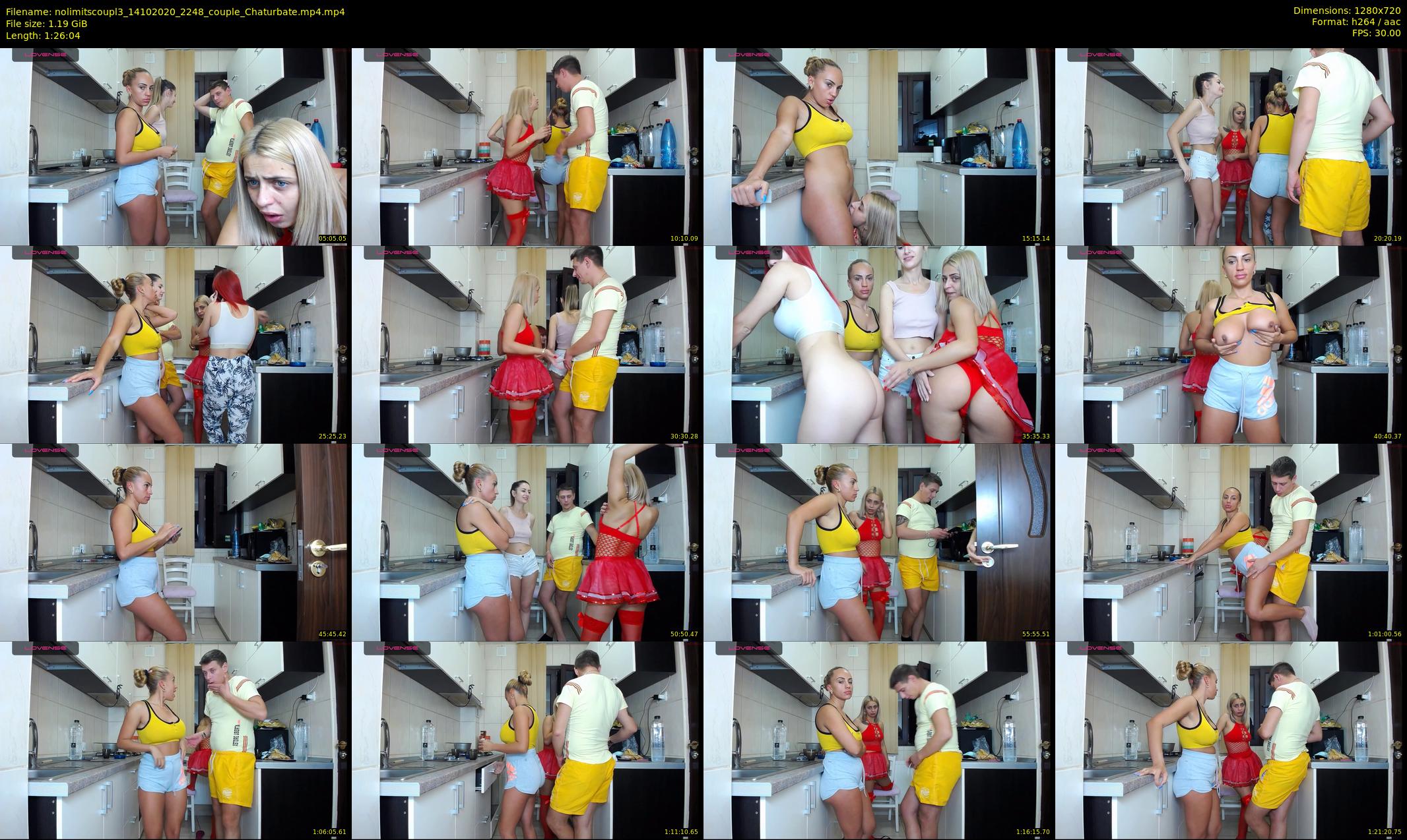 nolimitscoupl3 — 87 minute Chaturbate couple cam show recording, 720p, Oct 14, 2020
