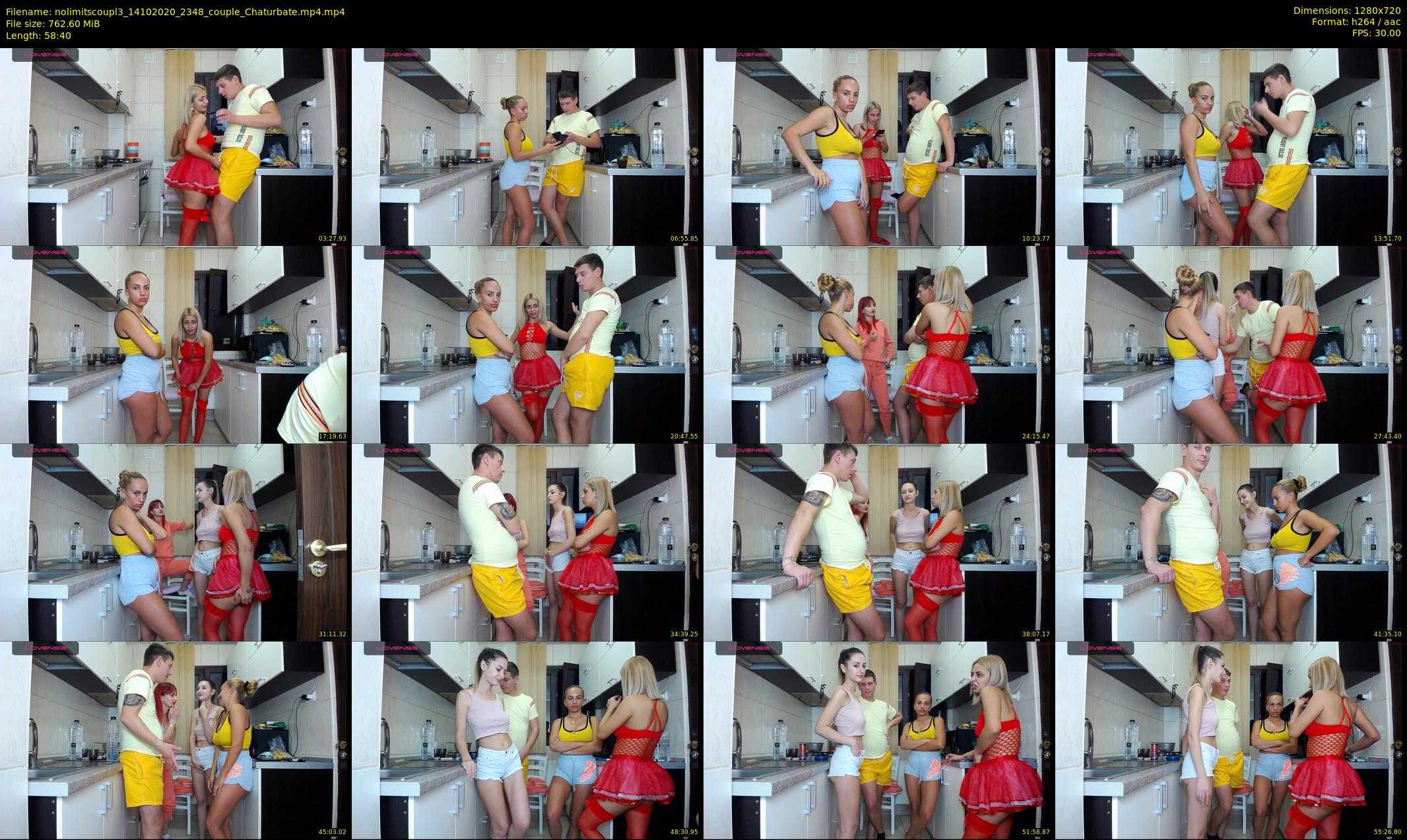 nolimitscoupl3 — 59 minute Chaturbate couple cam show recording, 720p, Oct 14, 2020