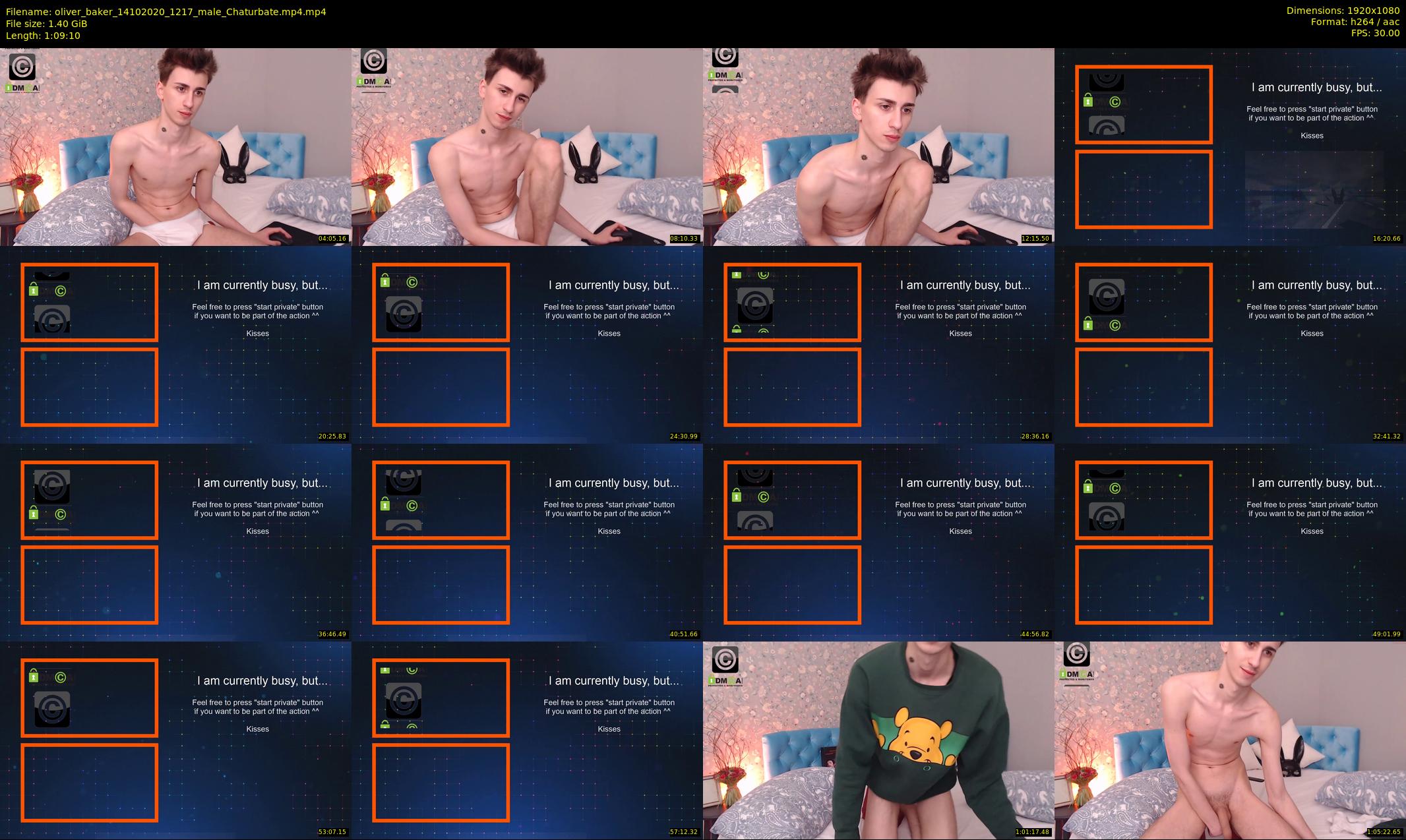 oliver_baker — 70 minute Chaturbate male cam show recording, 1080p, Oct 14, 2020