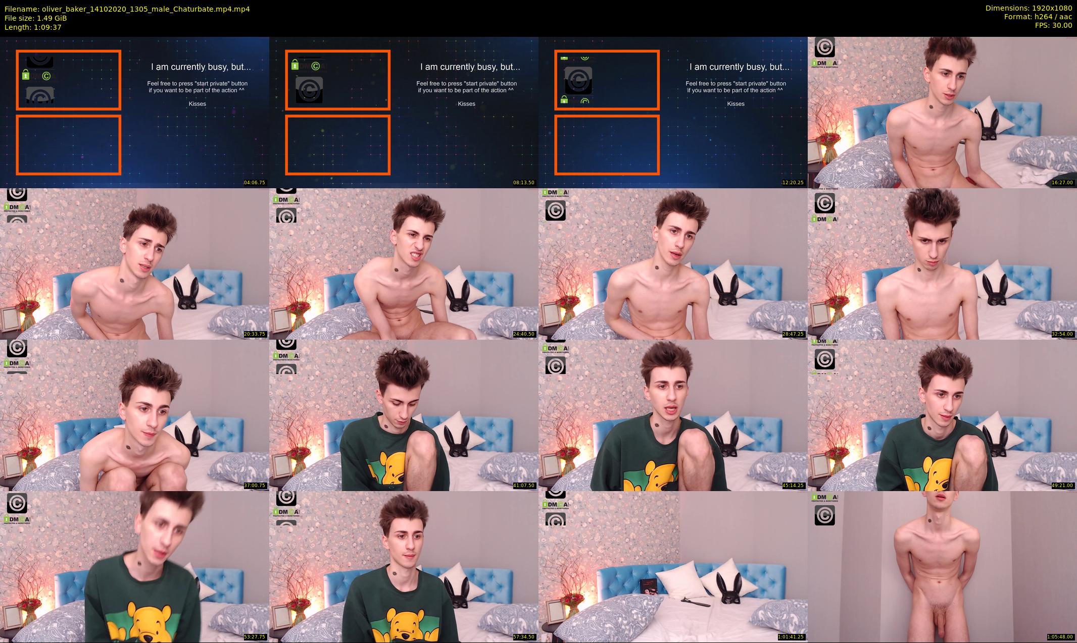 oliver_baker — 70 minute Chaturbate male cam show recording, 1080p, Oct 14, 2020