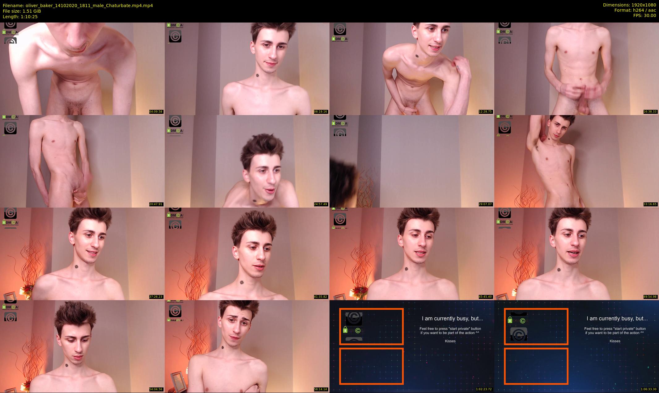 oliver_baker — 71 minute Chaturbate male cam show recording, 1080p, Oct 14, 2020