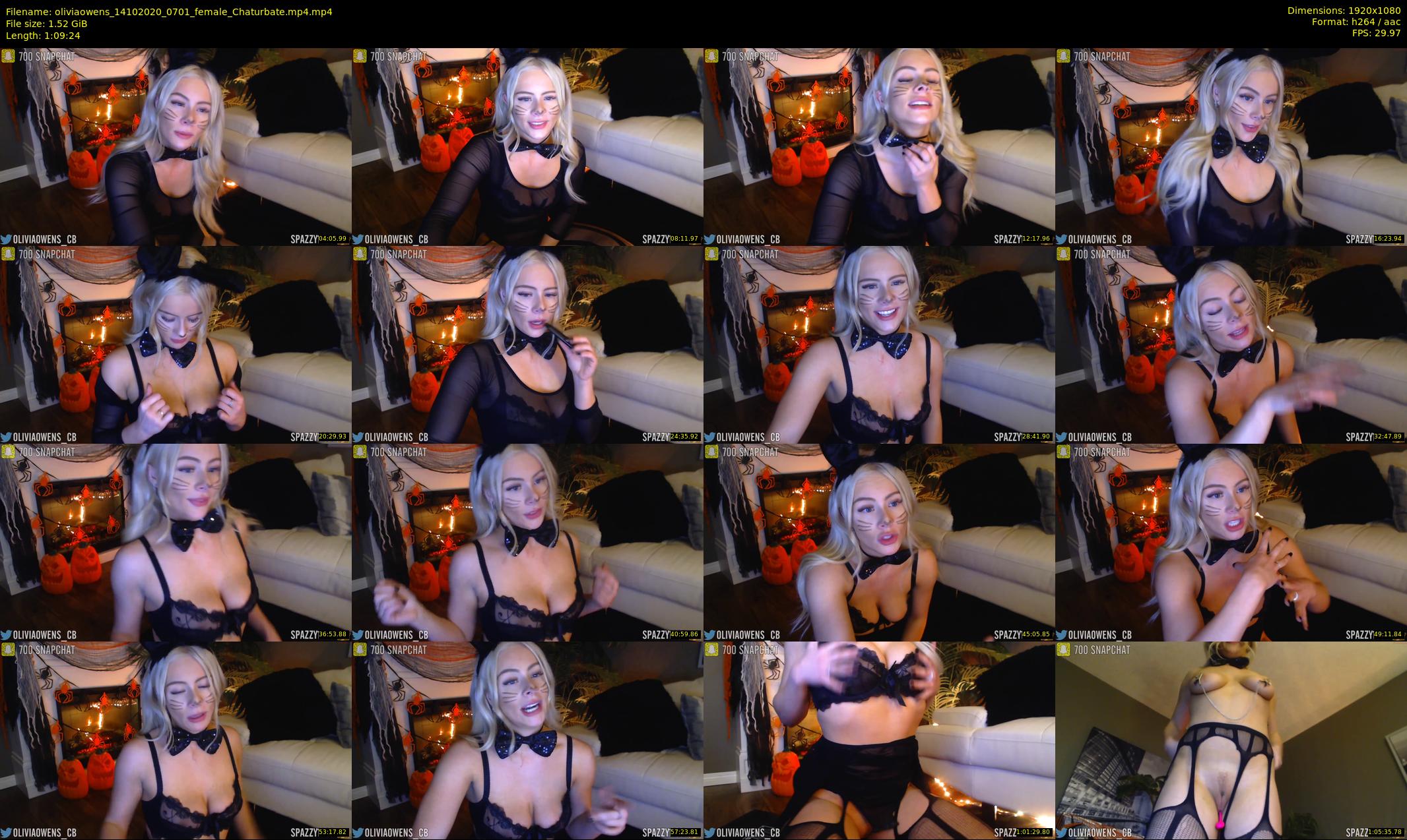 oliviaowens — 70 minute Chaturbate female cam show recording, 1080p, Oct 14, 2020