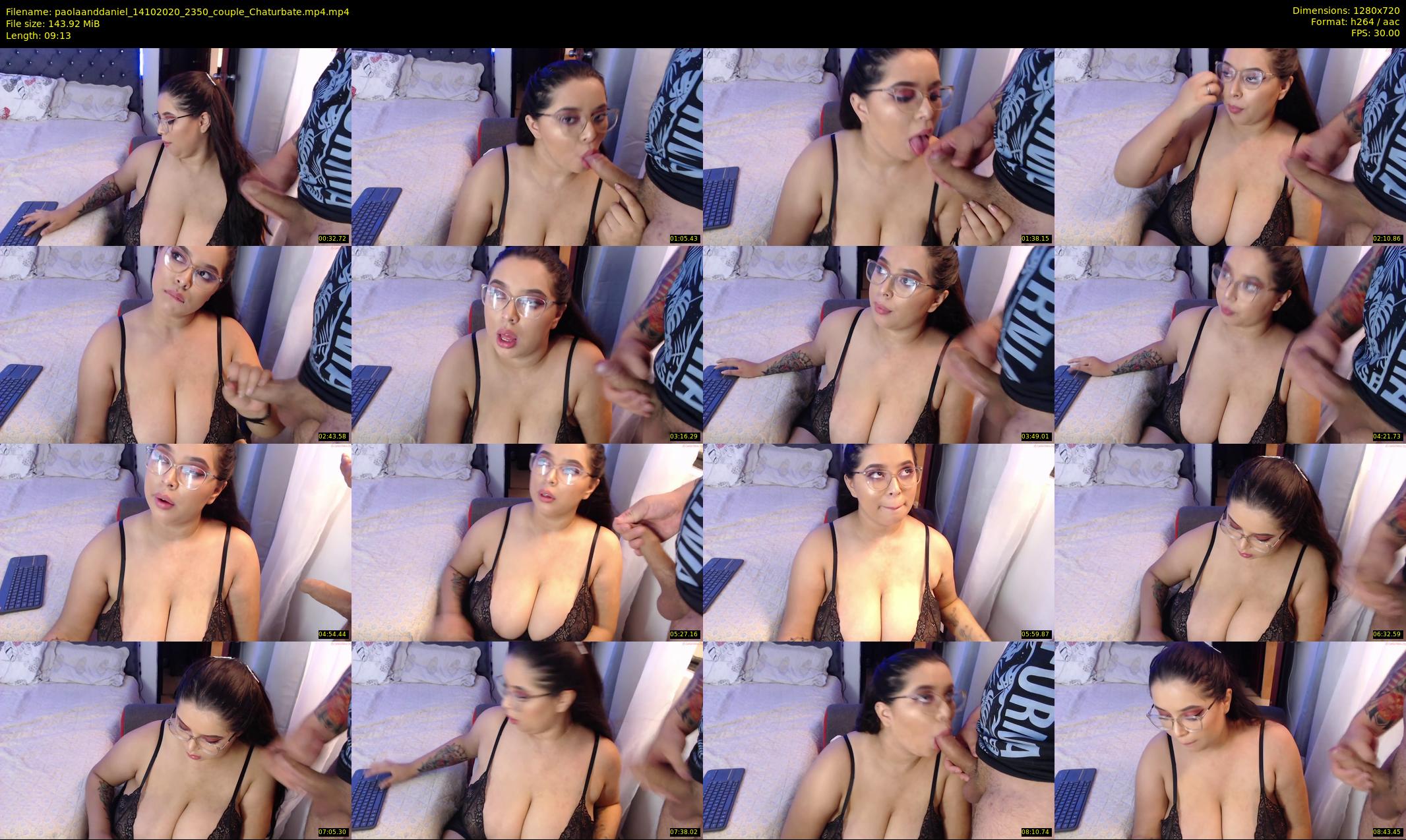 paolaanddaniel — 10 minute Chaturbate couple cam show recording, 720p, Oct 14, 2020