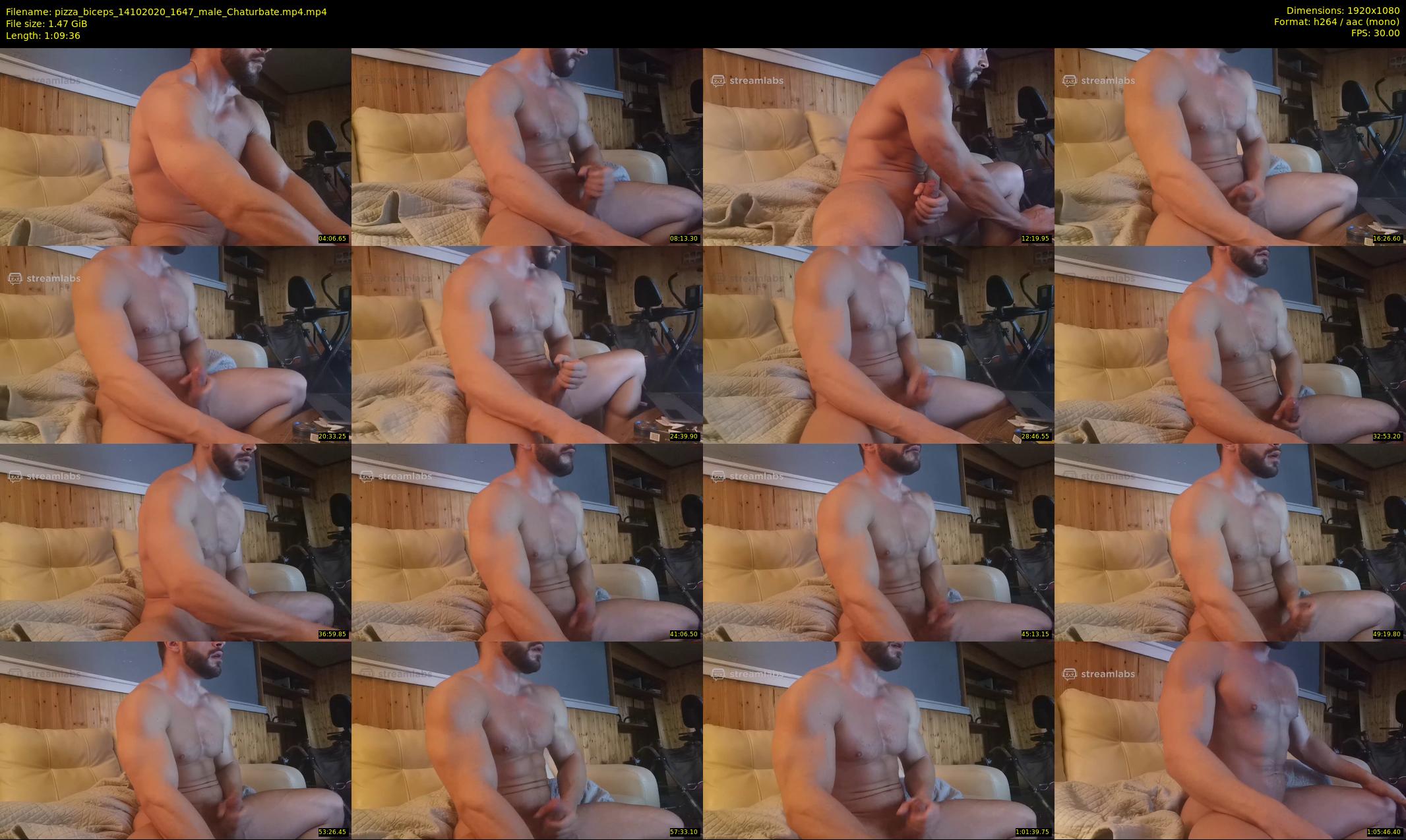 pizza_biceps — 70 minute Chaturbate male cam show recording, 1080p, Oct 14, 2020