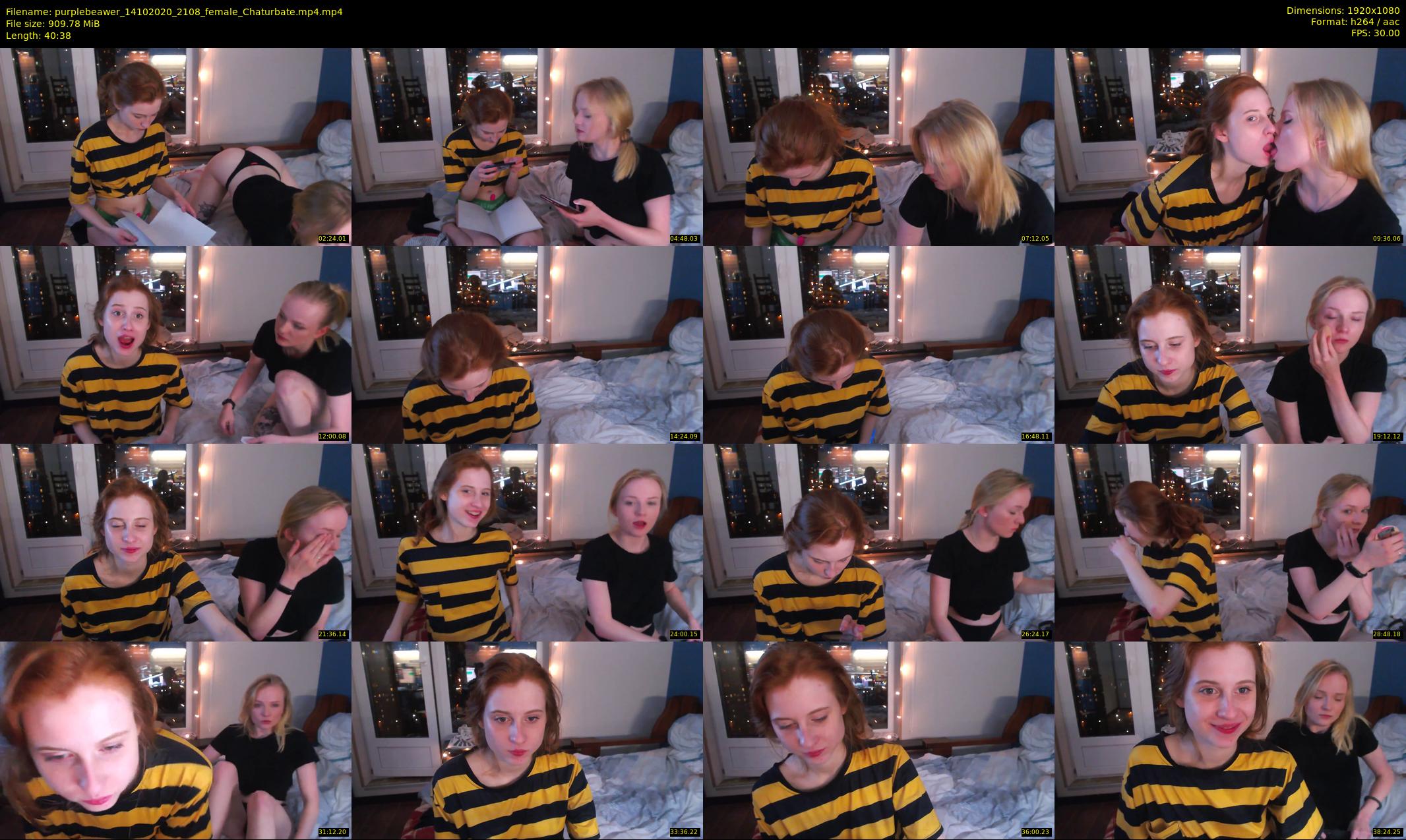 purplebeawer — 41 minute Chaturbate female cam show recording, 1080p, Oct 14, 2020