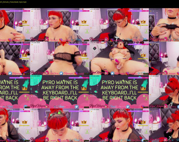 pyrowayne — 59 minute Chaturbate female cam show recording, 720p, Oct 15, 2020