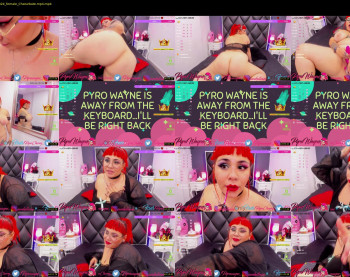 pyrowayne — 59 minute Chaturbate female cam show recording, 720p, Oct 15, 2020