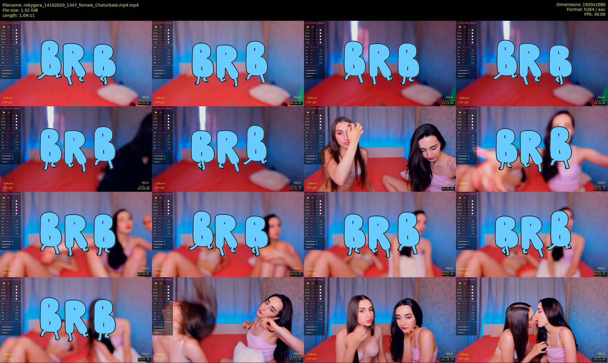 rebygera — 70 minute Chaturbate couple cam show recording, 1080p, Oct 14, 2020