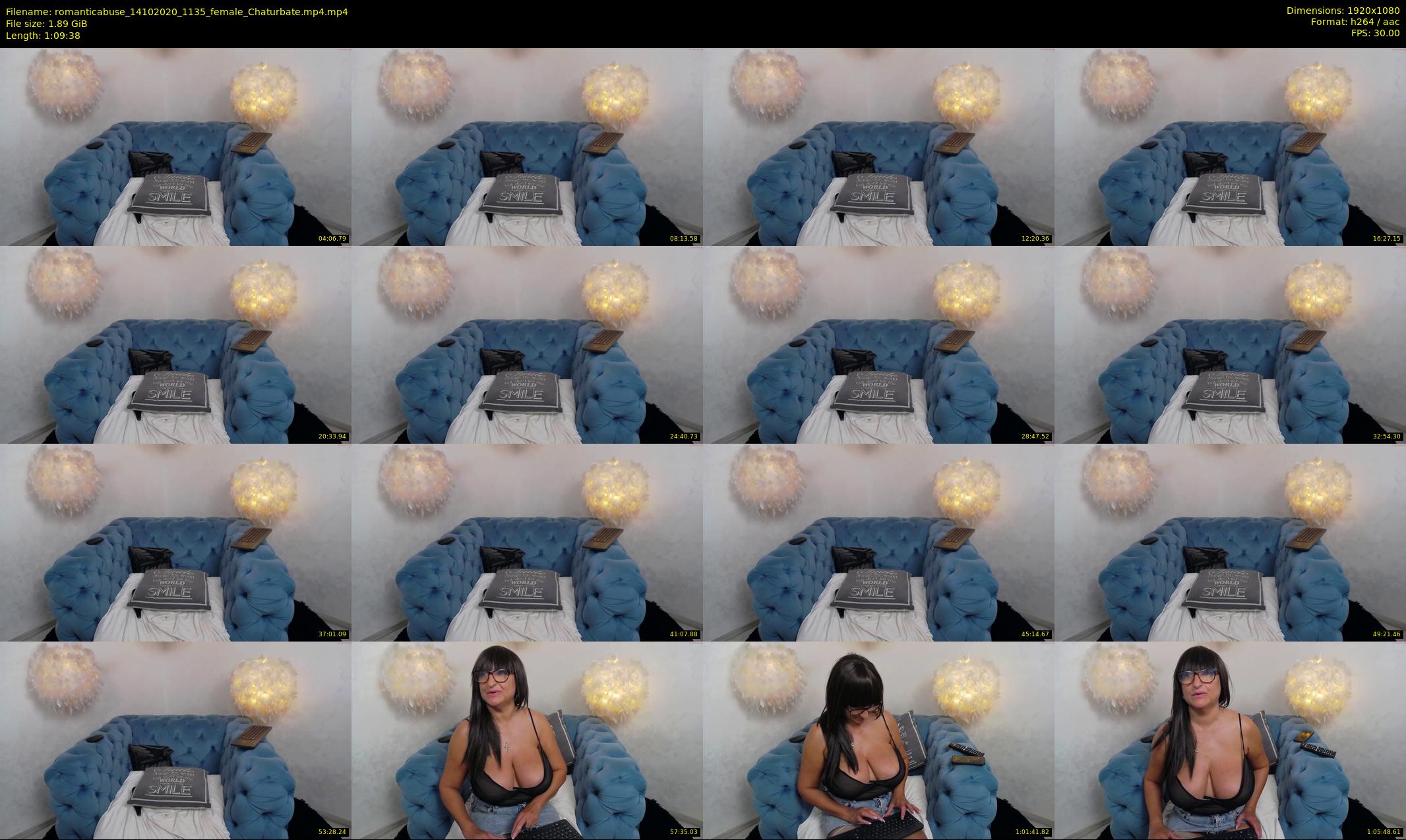 romanticabuse — 70 minute Chaturbate female cam show recording, 1080p, Oct 14, 2020