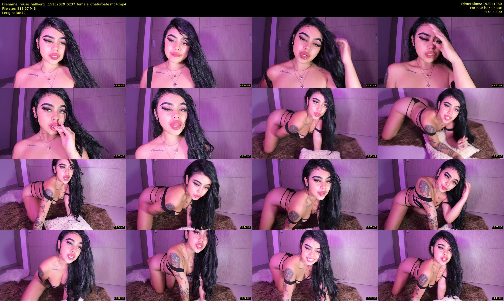 rouse_hallberg_ — 37 minute Chaturbate female cam show recording, 1080p, Oct 15, 2020