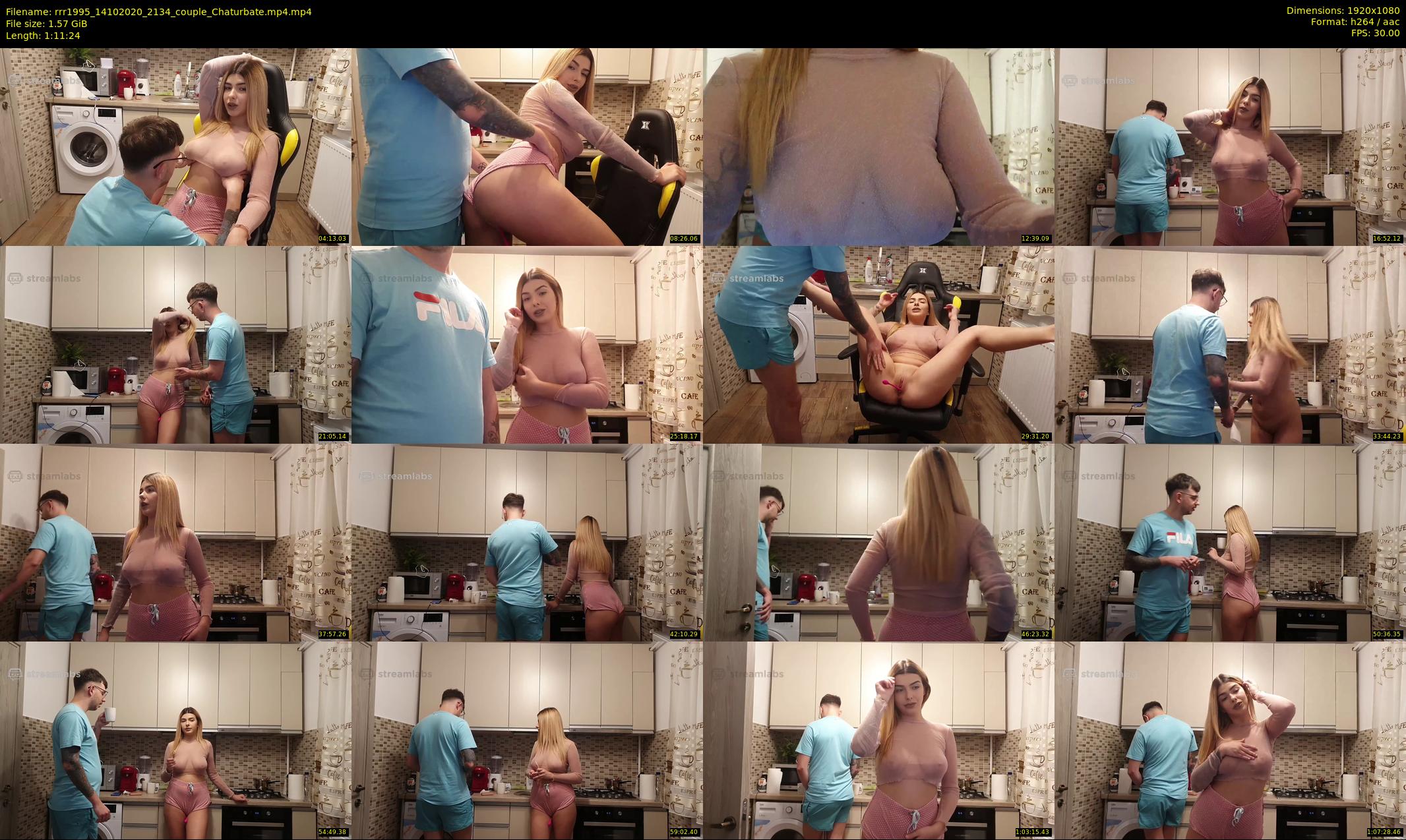rrr1995 — 72 minute Chaturbate couple cam show recording, 1080p, Oct 14, 2020
