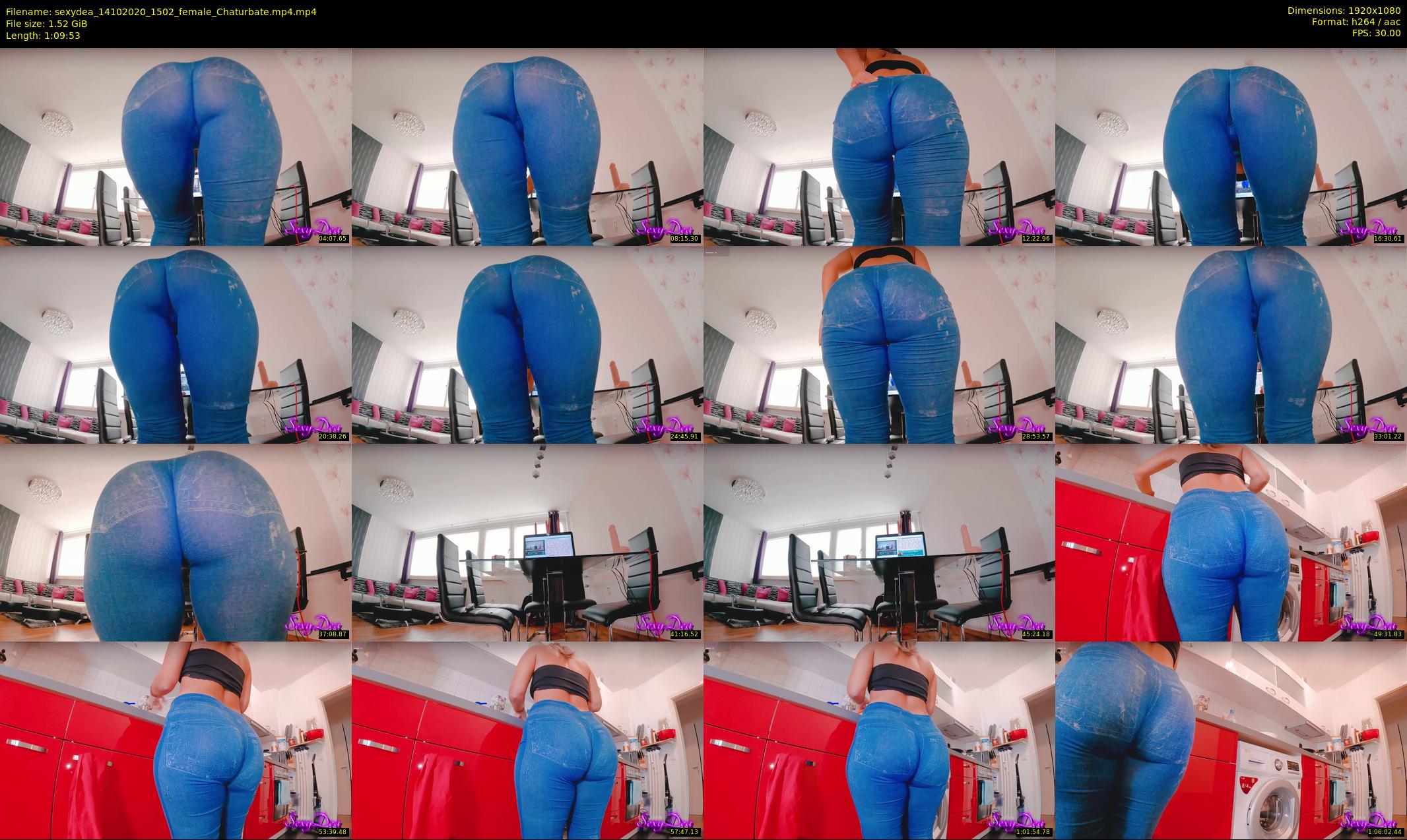 sexydea — 70 minute Chaturbate female cam show recording, 1080p, Oct 14, 2020