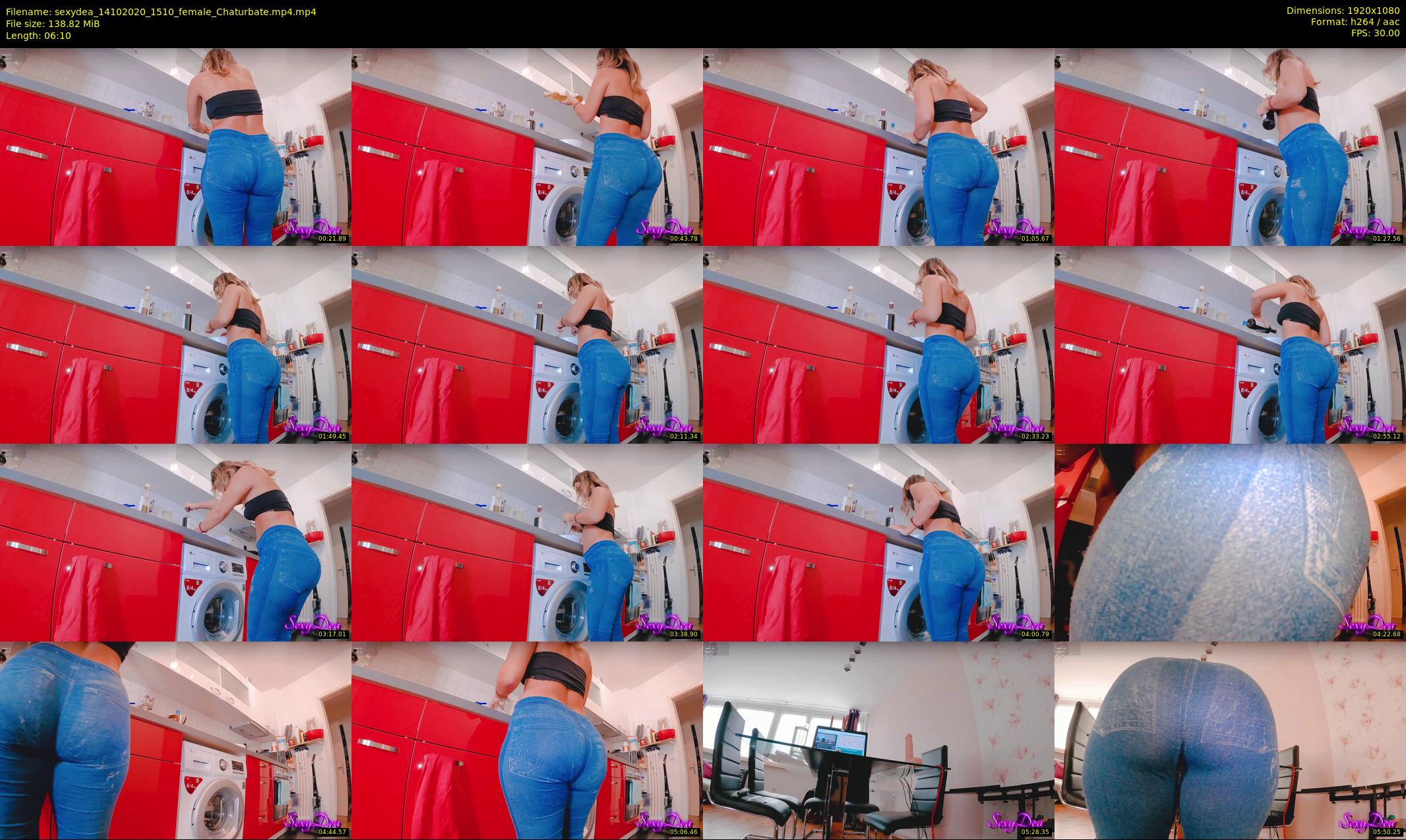 sexydea — 7 minute Chaturbate female cam show recording, 1080p, Oct 14, 2020