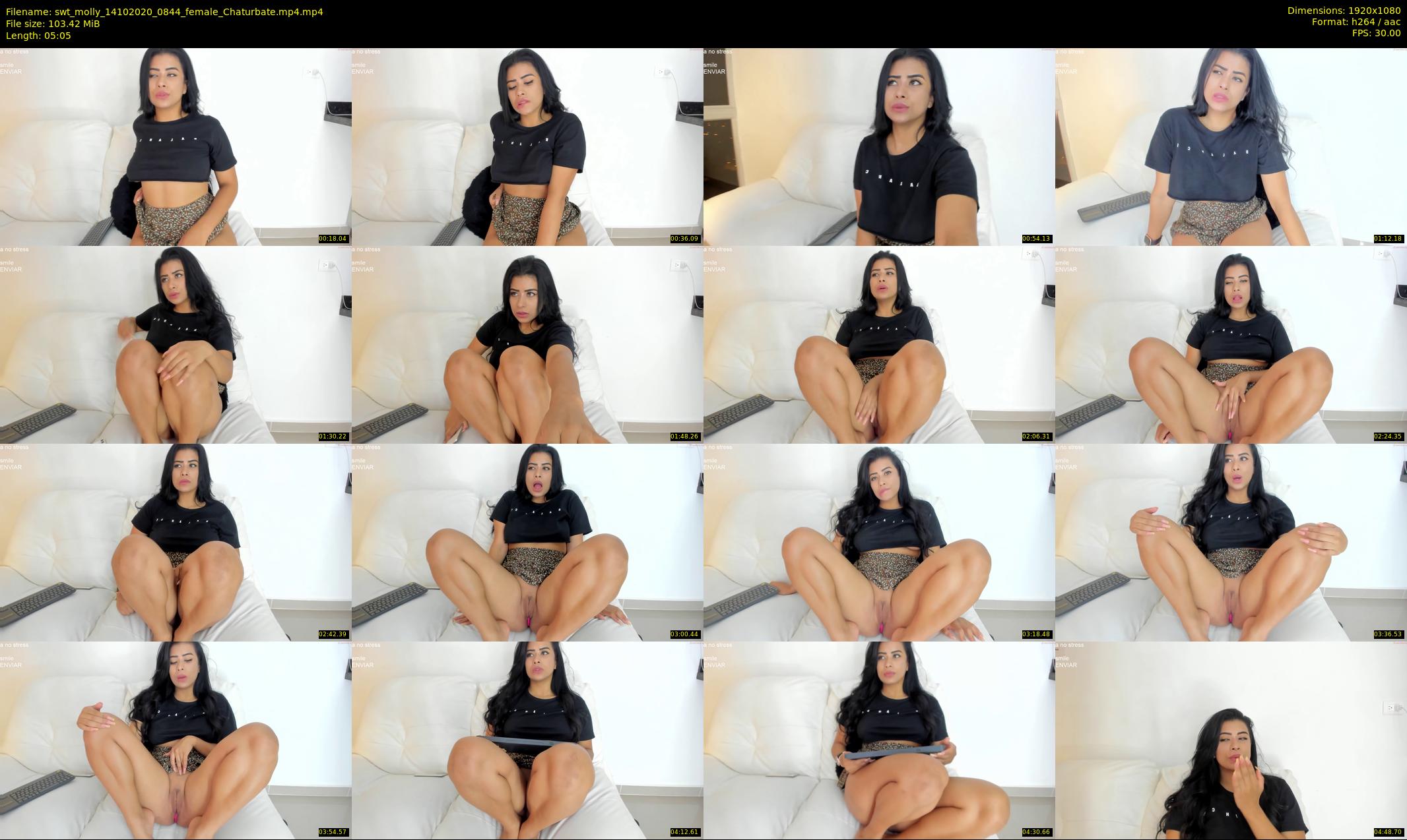 swt_molly — 6 minute Chaturbate female cam show recording, 1080p, Oct 14, 2020