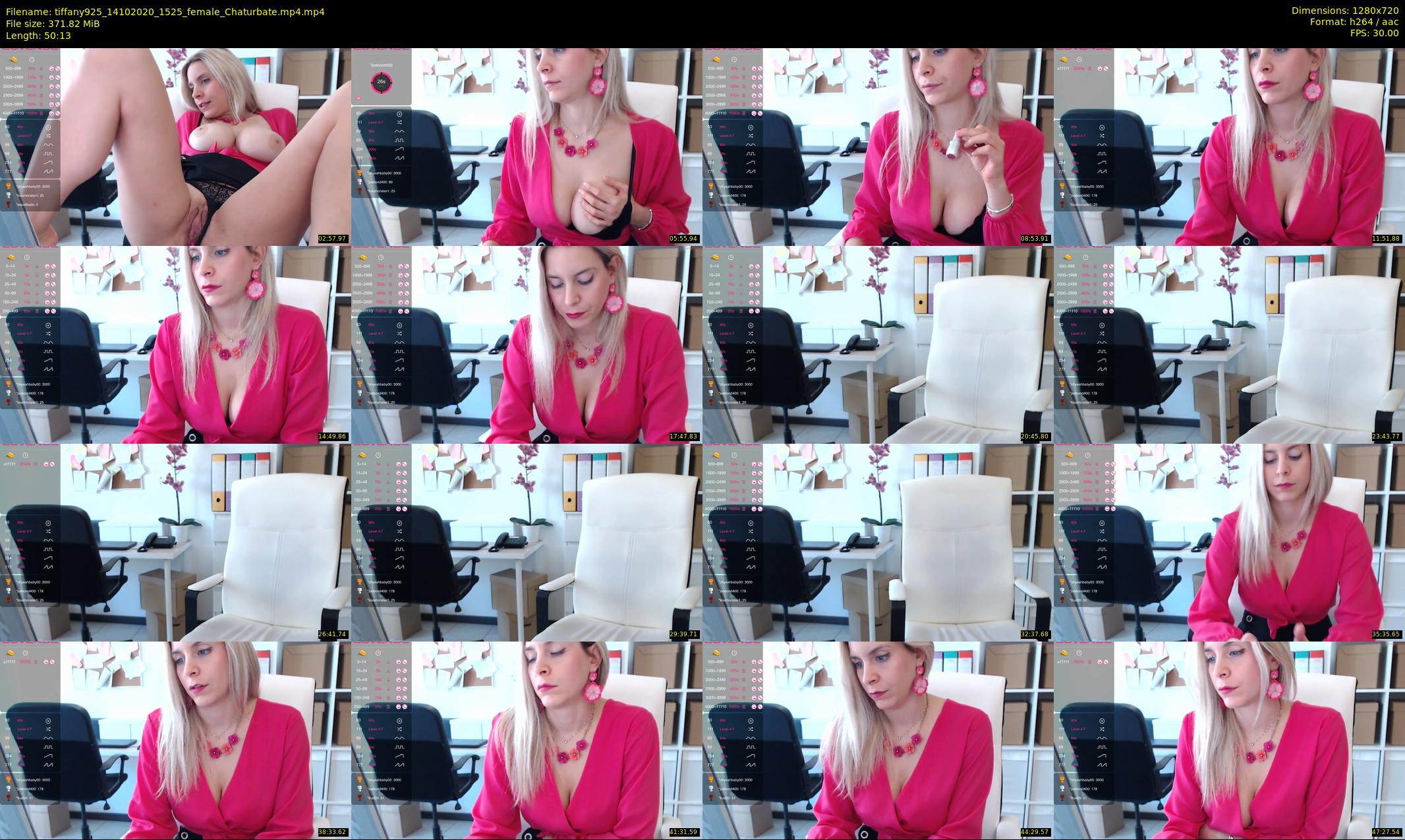 tiffany925 — 51 minute Chaturbate female cam show recording, 720p, Oct 14, 2020